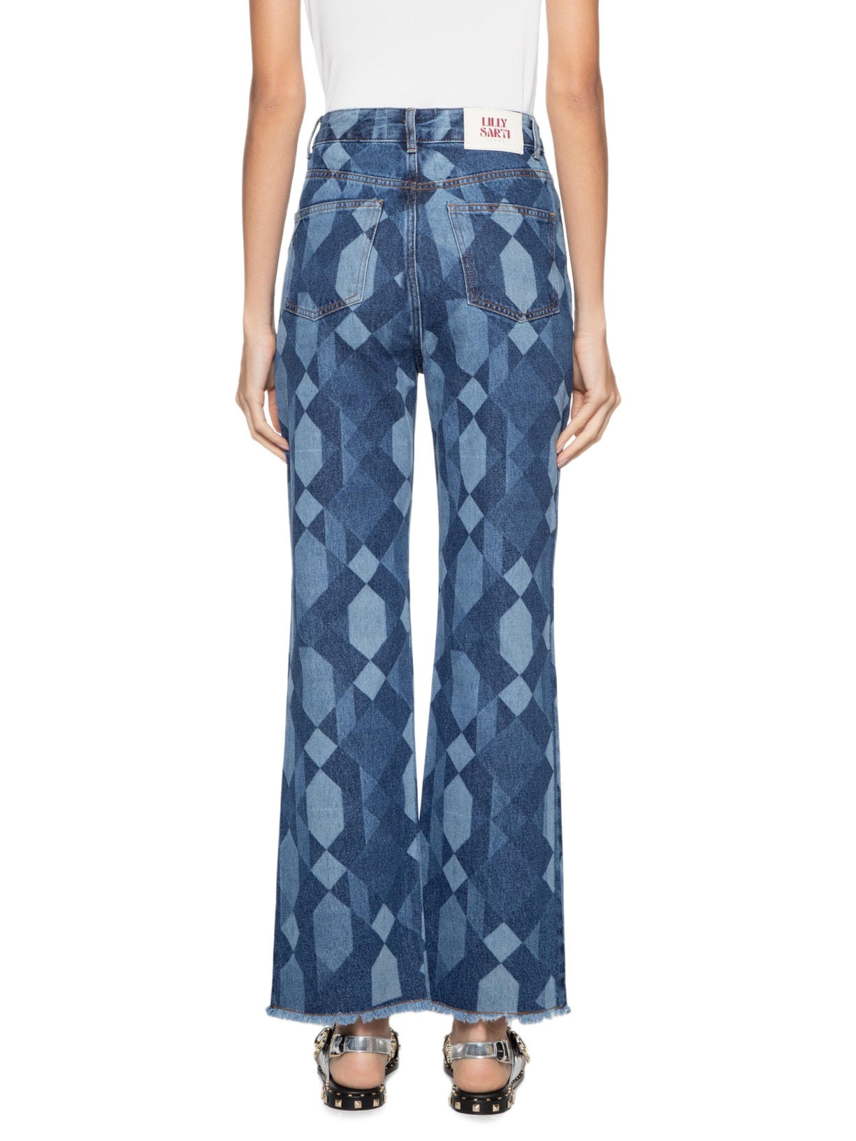 Calça Feminina Jeans Laser Romana Azul Lilly Sarti