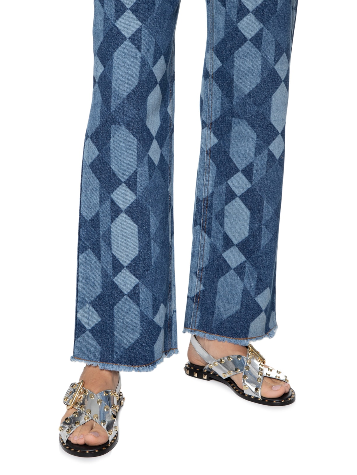 Calça Feminina Jeans Laser Romana Azul Lilly Sarti