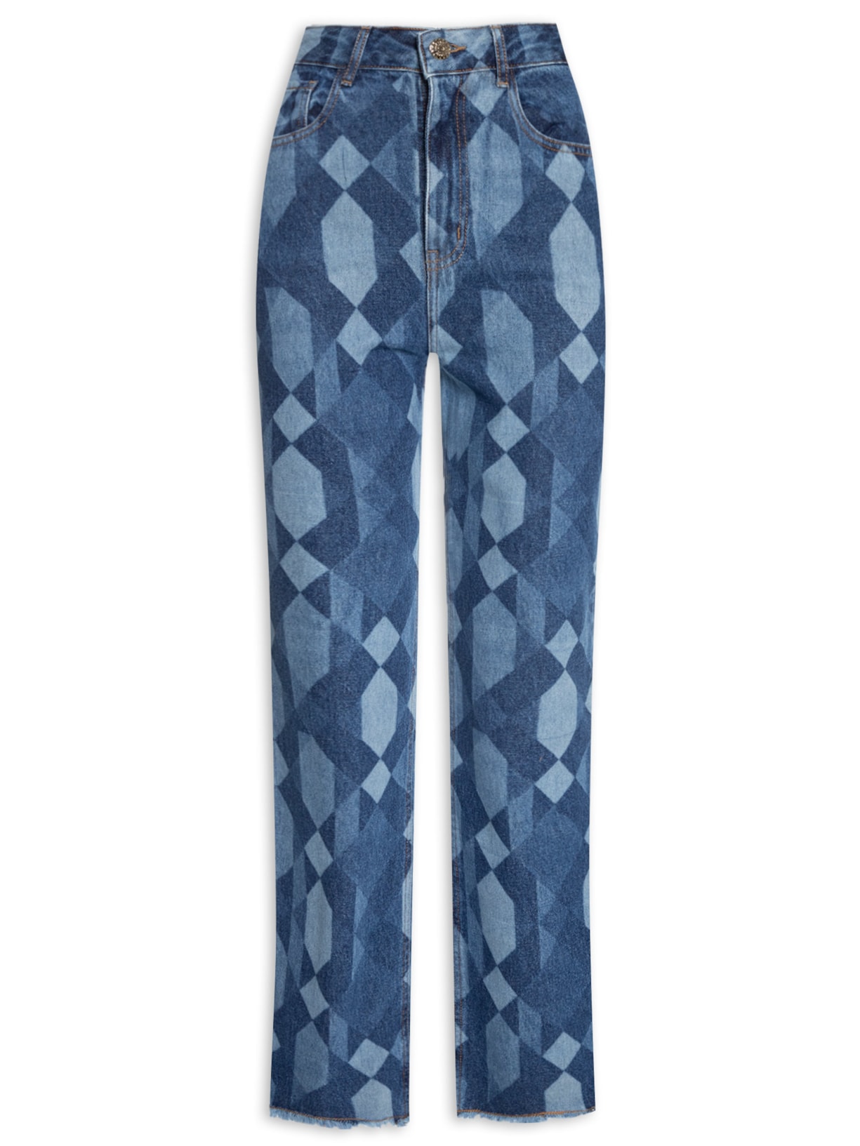 Calça Feminina Jeans Laser Romana Azul Lilly Sarti