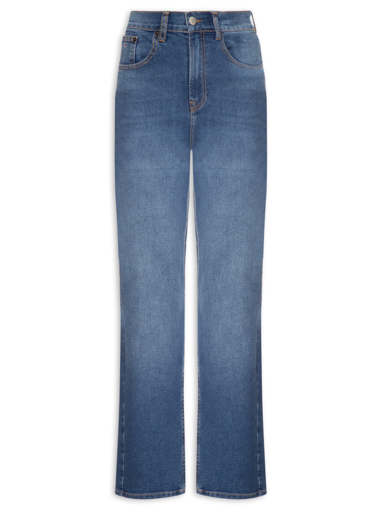 Calça Feminina Jeans Layla Slim Azul Tommy Jeans