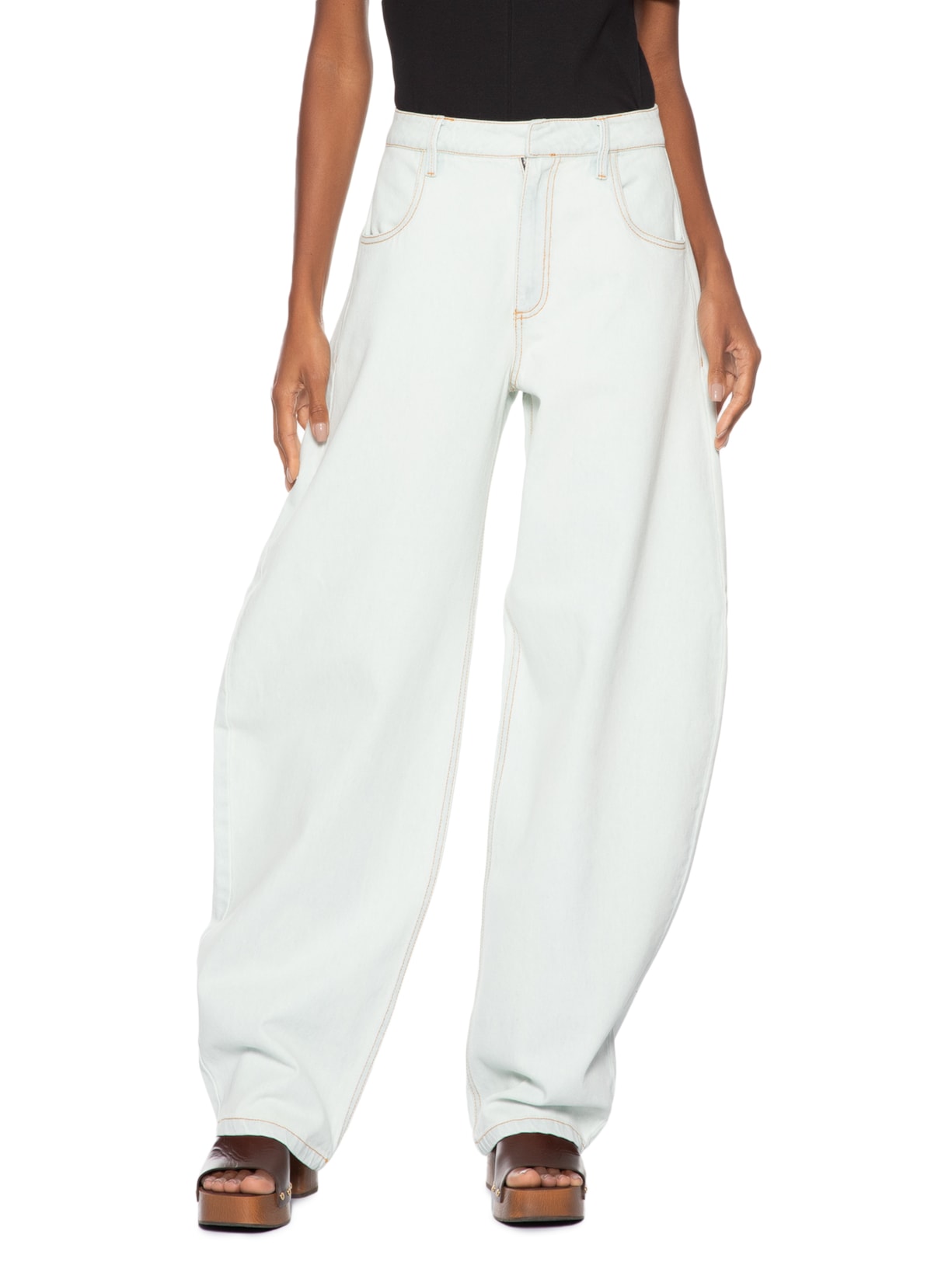 Calça Feminina Jeans Lidel Azul Andrea Bogosian