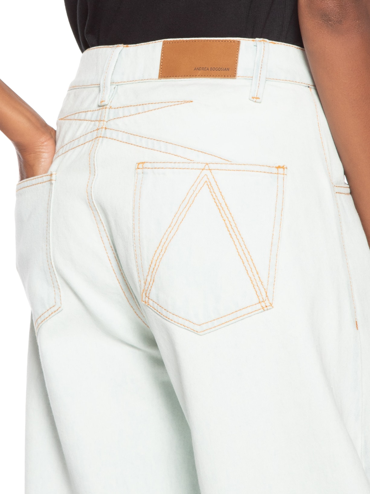 Calça Feminina Jeans Lidel Azul Andrea Bogosian