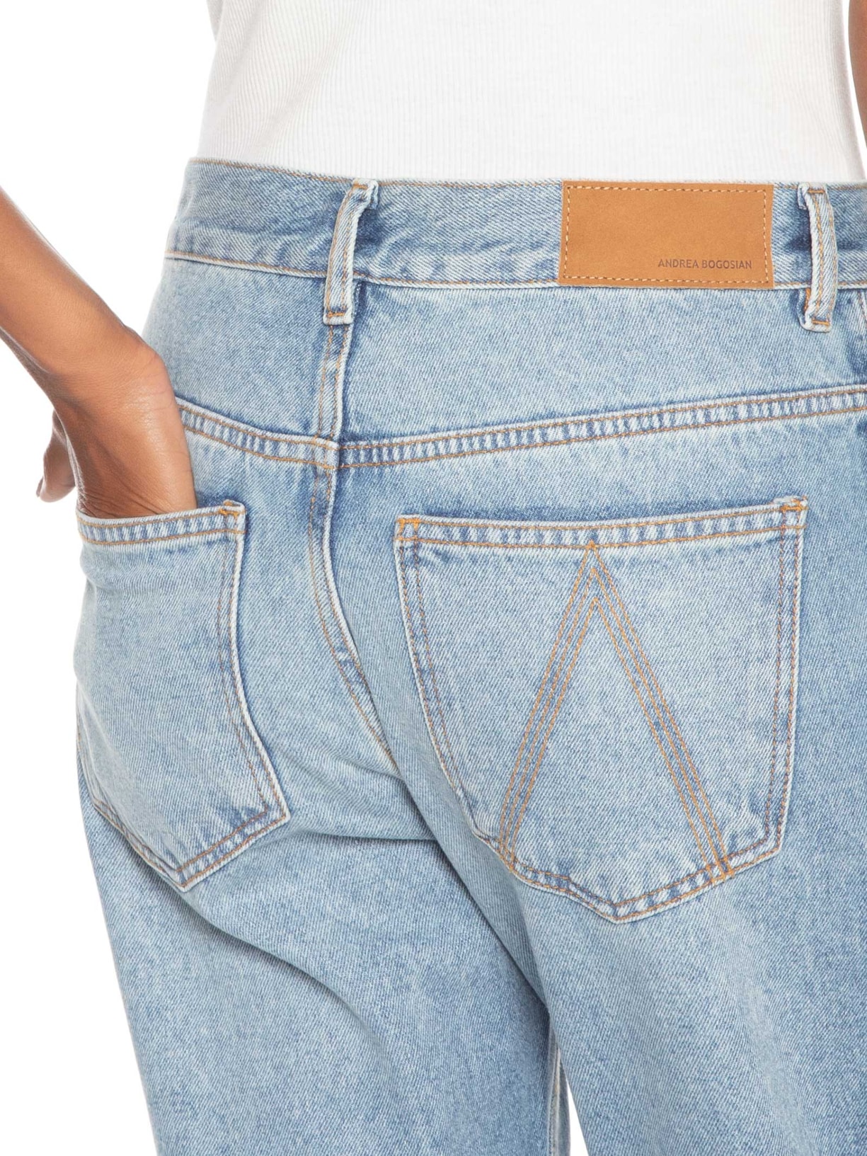 Calça Feminina Jeans Limy Azul Andrea Bogosian