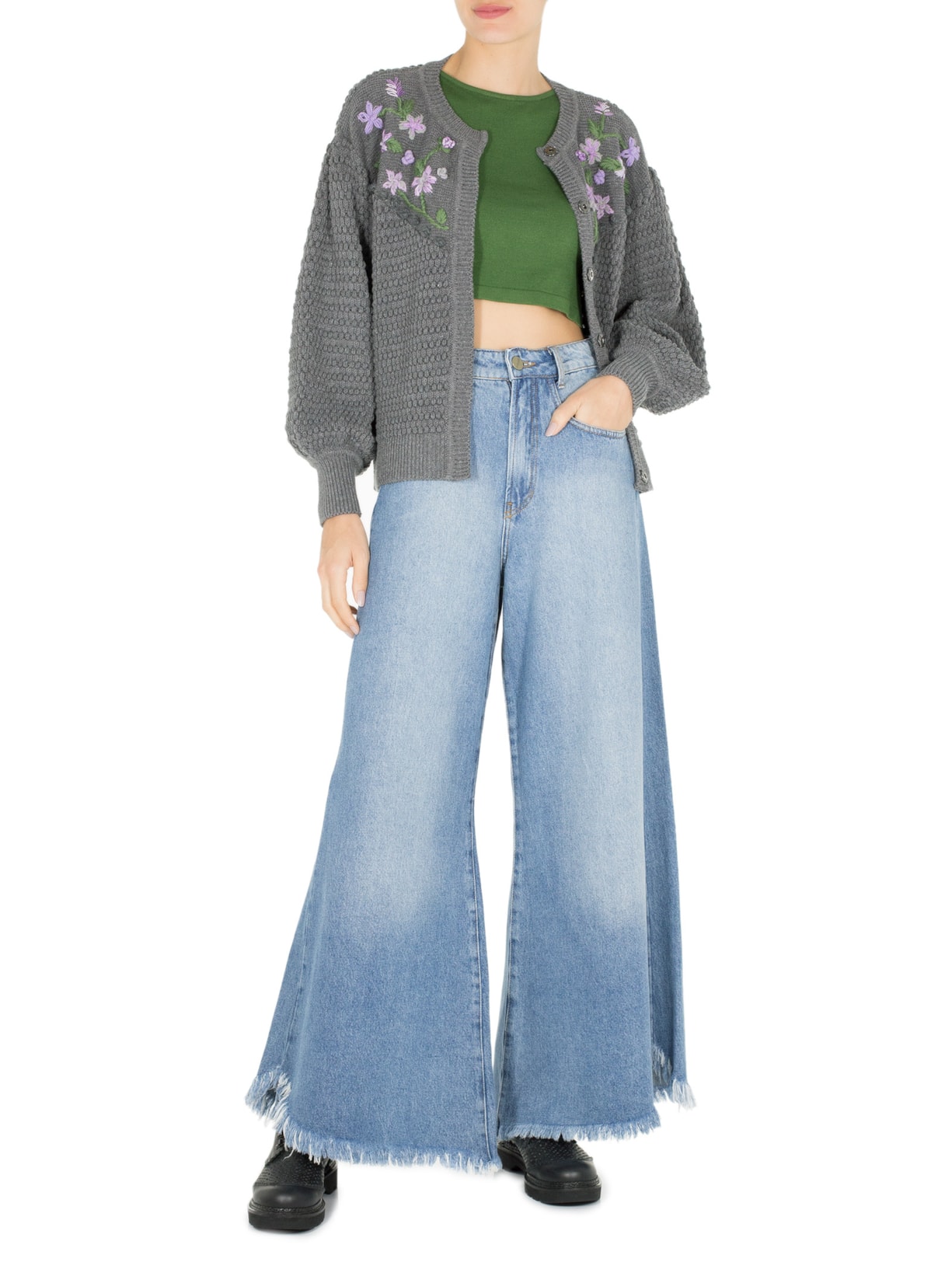 Calça Feminina Jeans Lisboa Azul Mixed