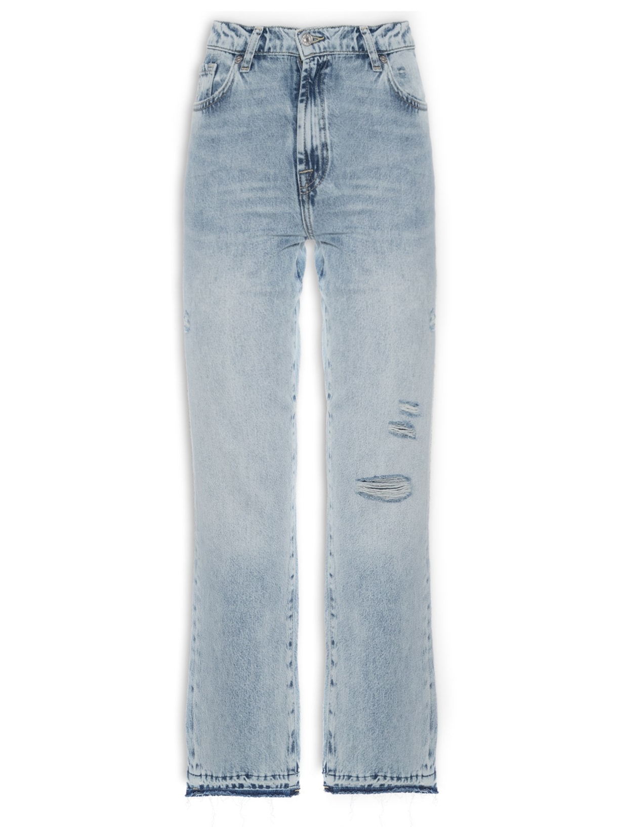 Calça Feminina Jeans Logan Sovepipe Mild - Azul