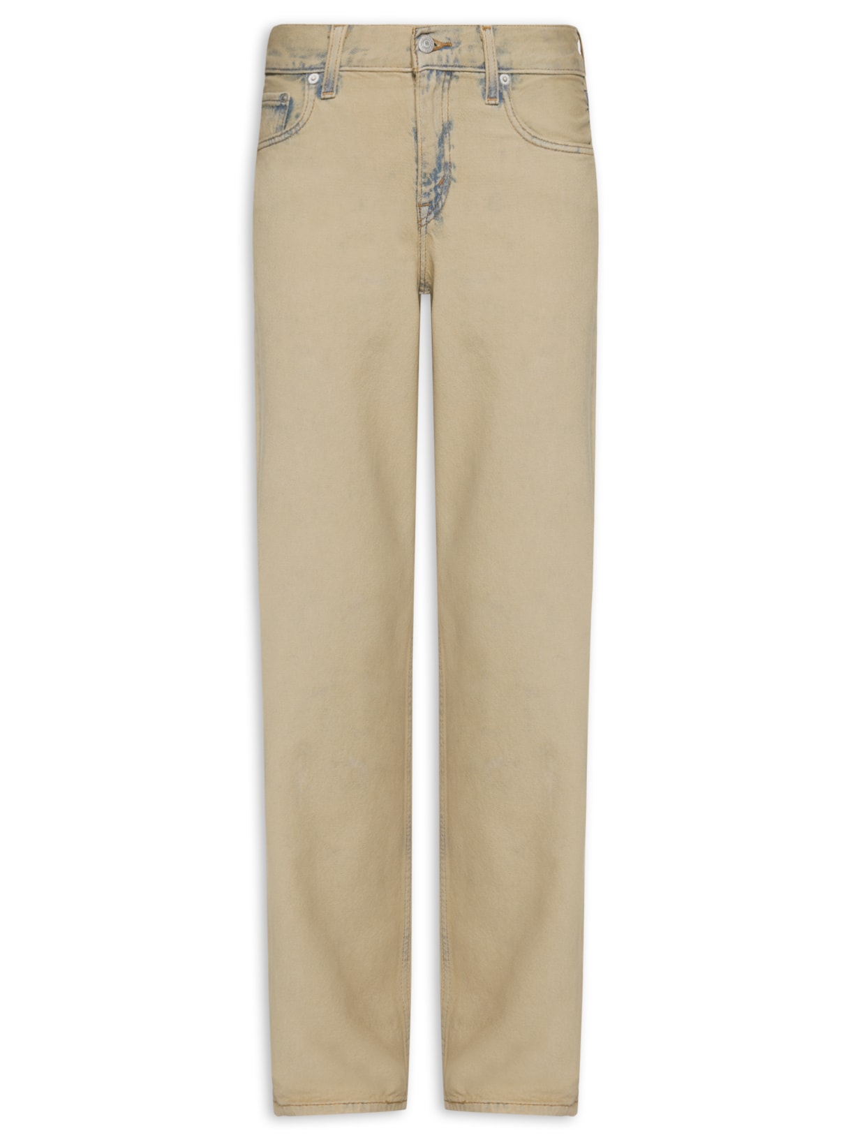 Calça Feminina Jeans Loose Taper Bege Levi's