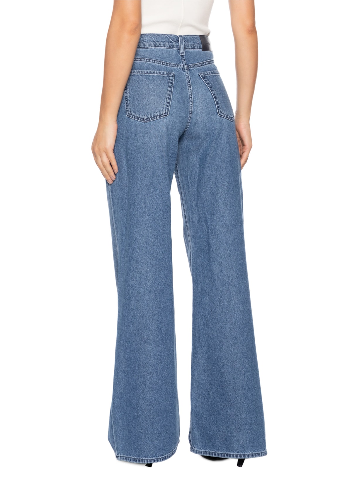 Calça Feminina Jeans Lotta Hilo Azul 7 For All Mankind