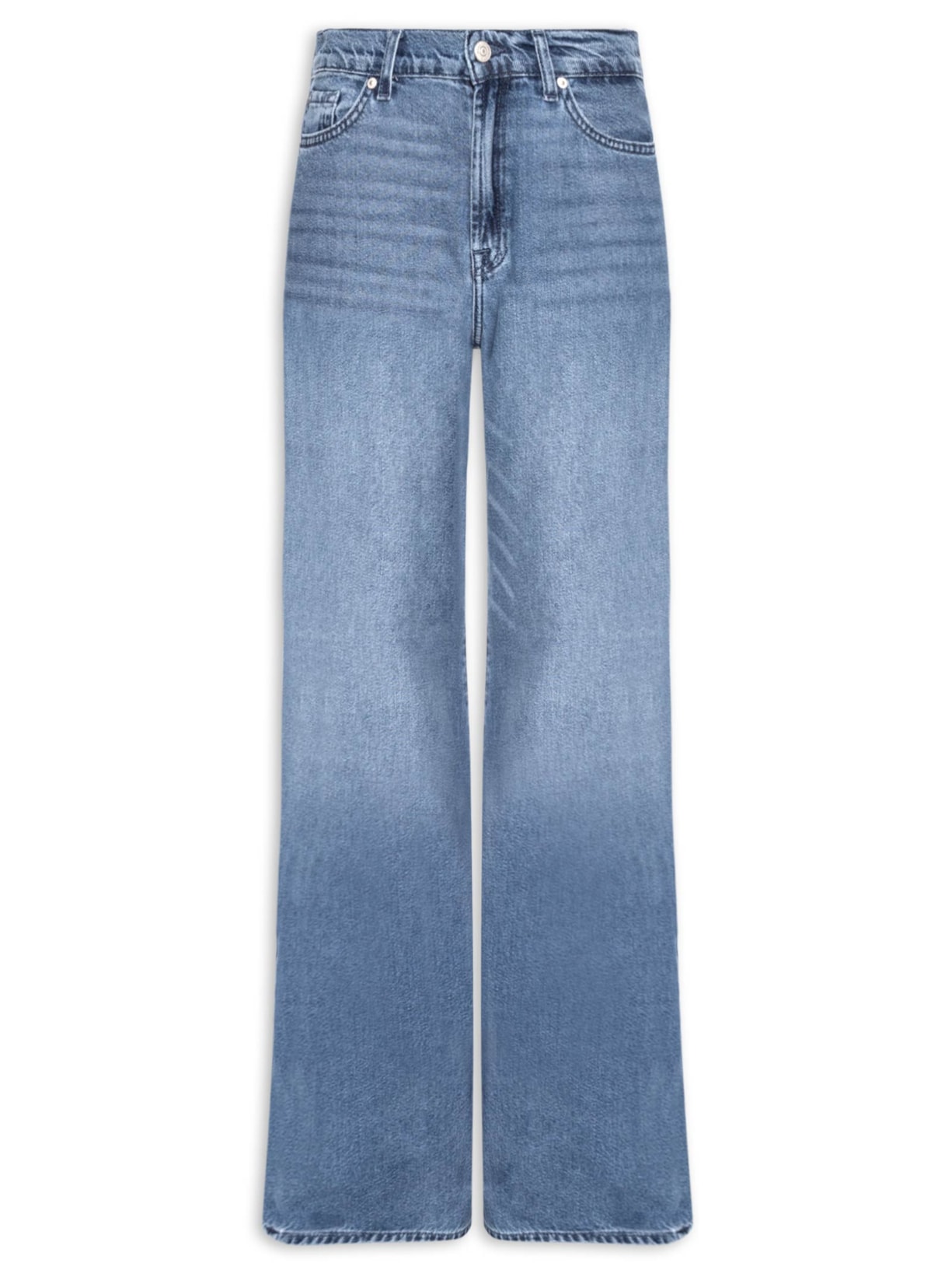 Calça Feminina Jeans Lotta Hilo Azul 7 For All Mankind