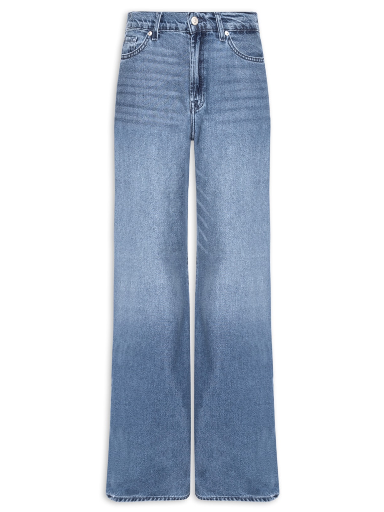 Calça Feminina Jeans Lotta Hilo Azul 7 For All Mankind