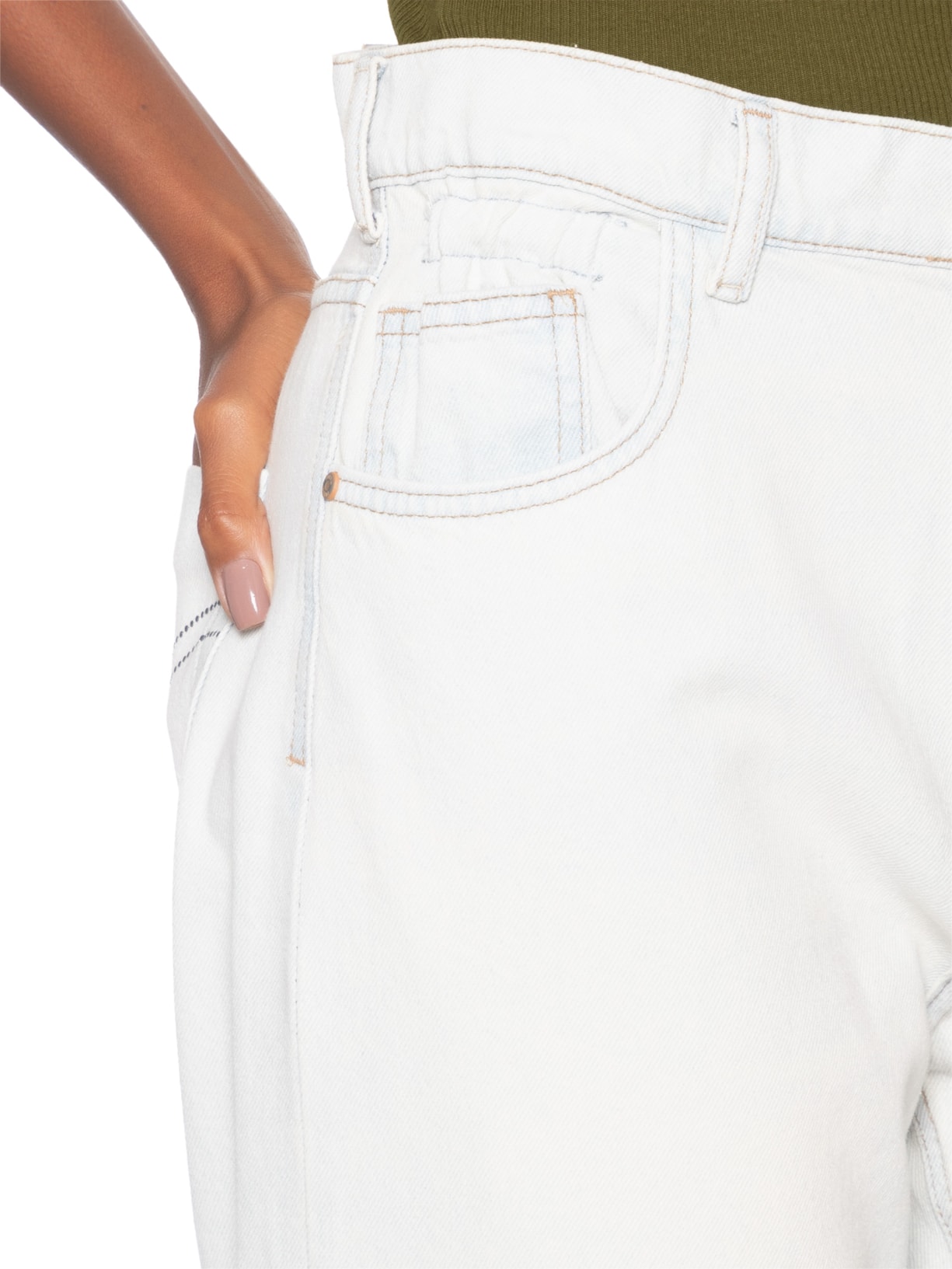 Calça Feminina Jeans Low Curve – Azul Forum