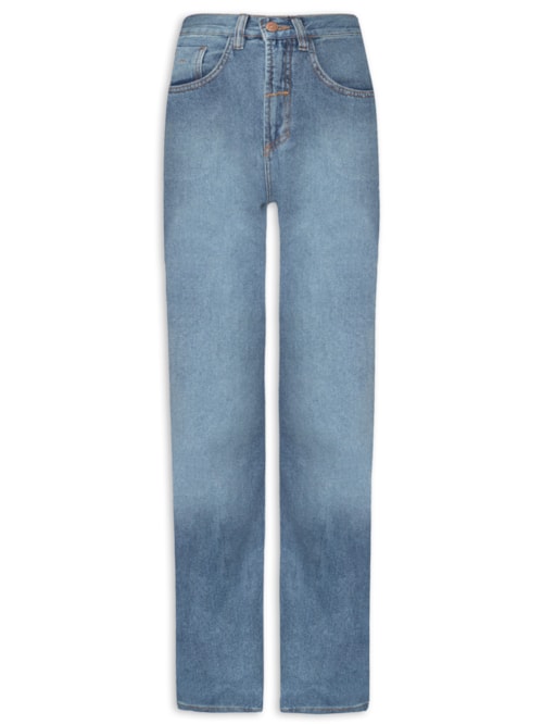 Calça Feminina Jeans Marcada - Azul