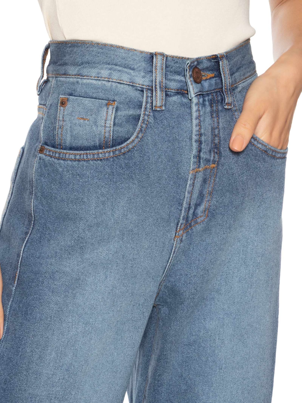 Calça Feminina Jeans Marcada Azul Dress To