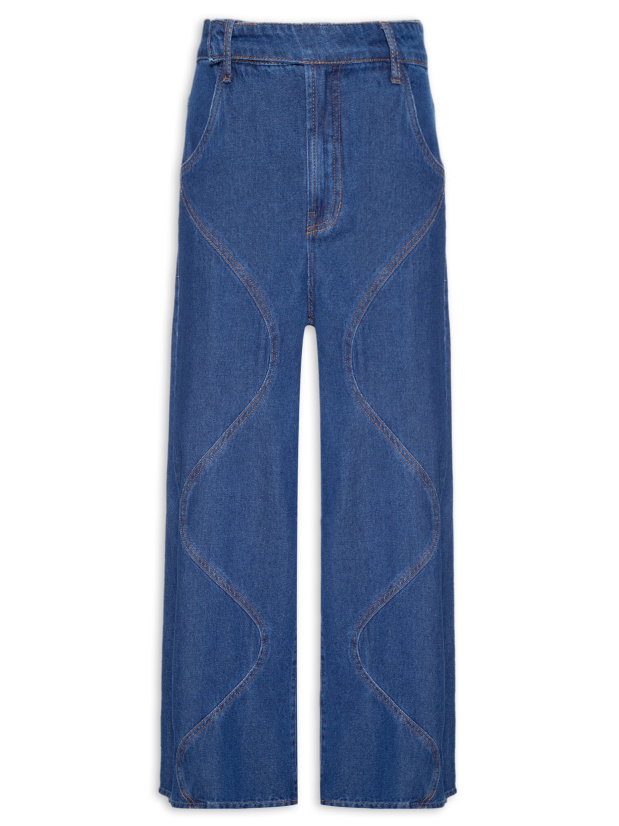 Calça Feminina Jeans Maré Cheia - Azul