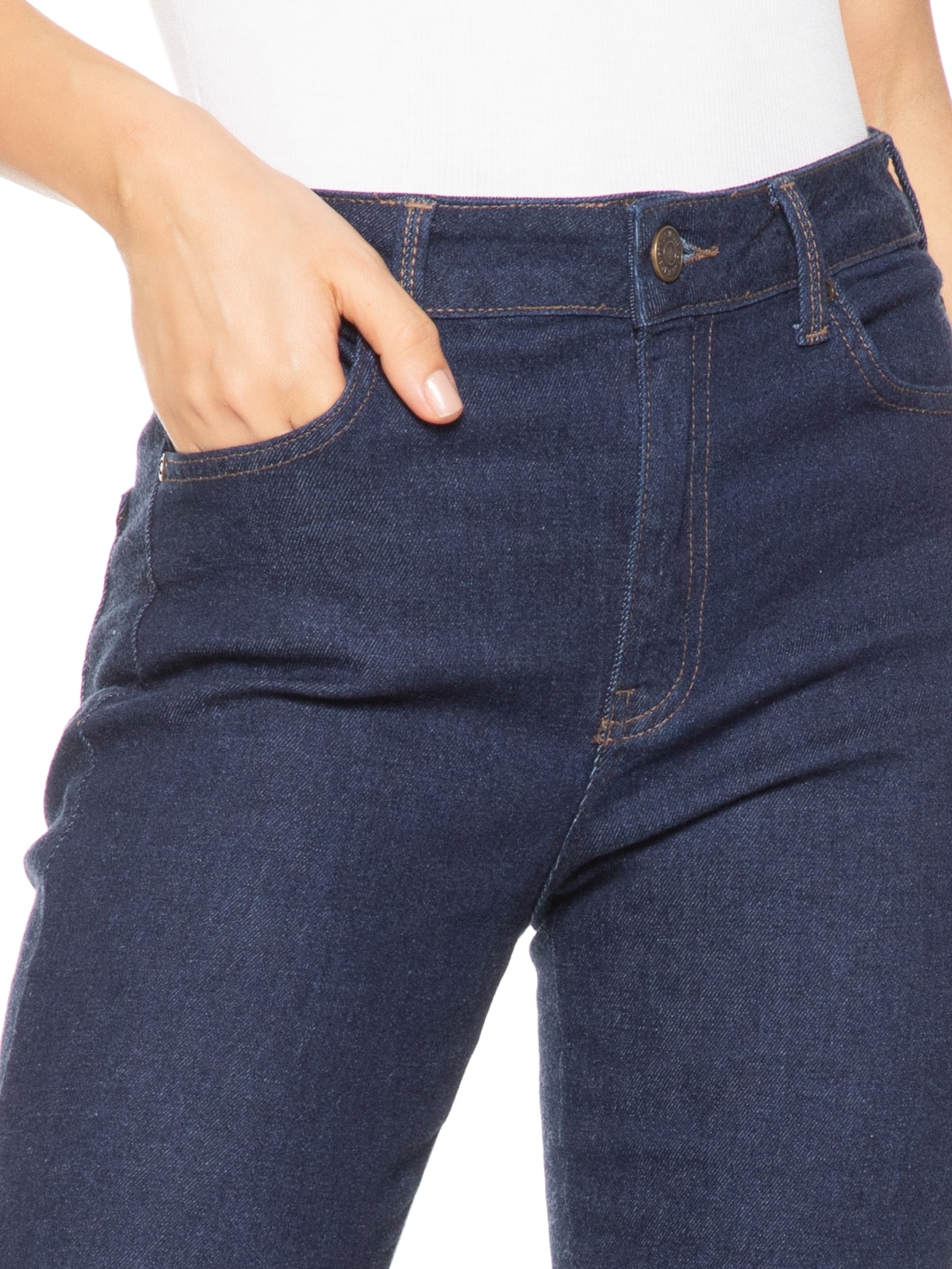 Jeans Cigarrete Calça Jeans Feminina Marisa Forum Calça