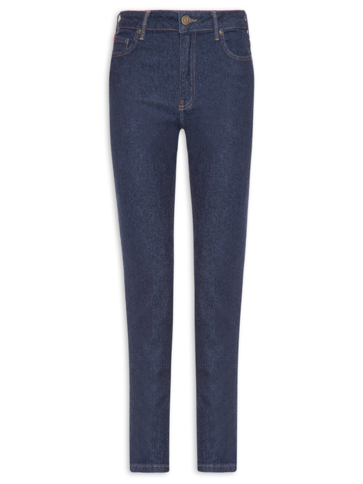 Calça Feminina Jeans Marisa 2 Cigarrete Azul Forum