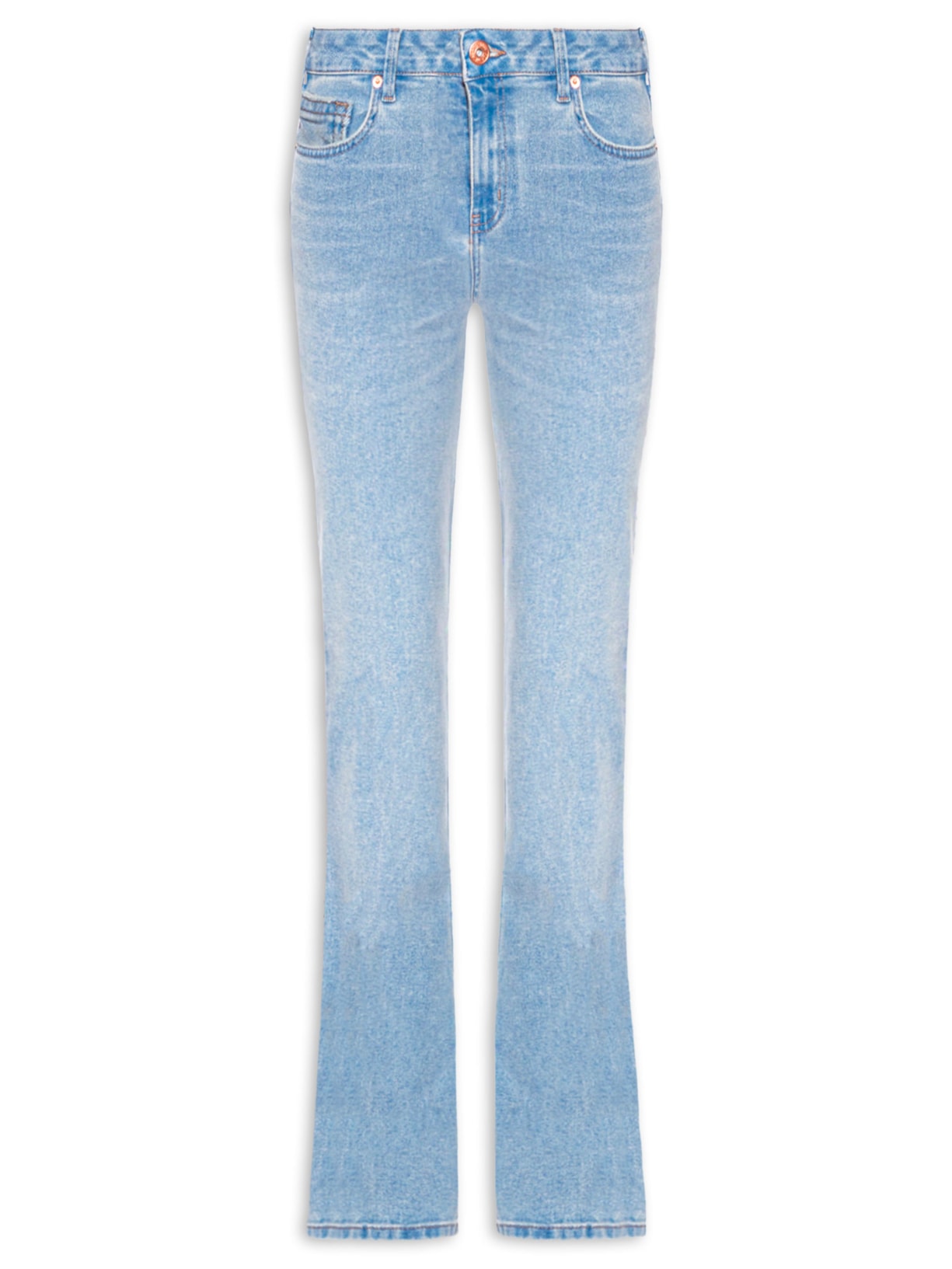 Calça Feminina Jeans Marisa Boot Cut - Azul