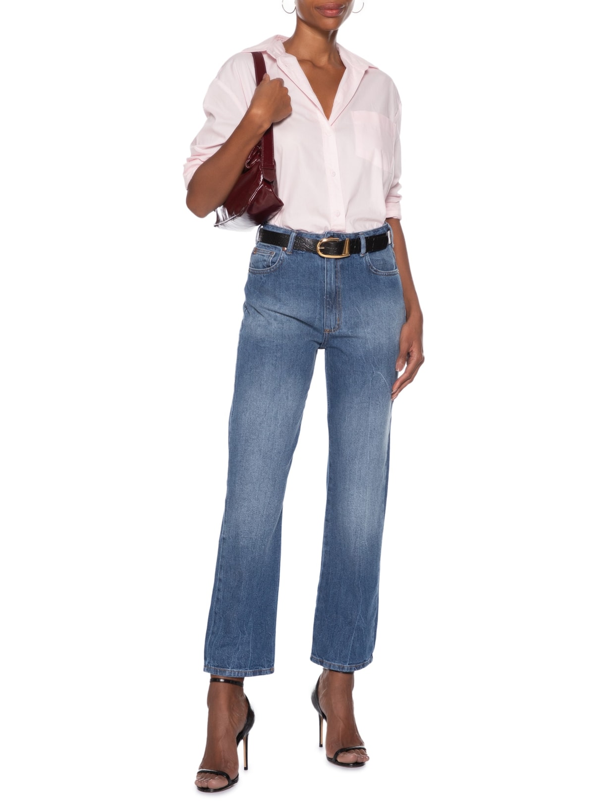 Calça Feminina Jeans Nadia Azul Forum