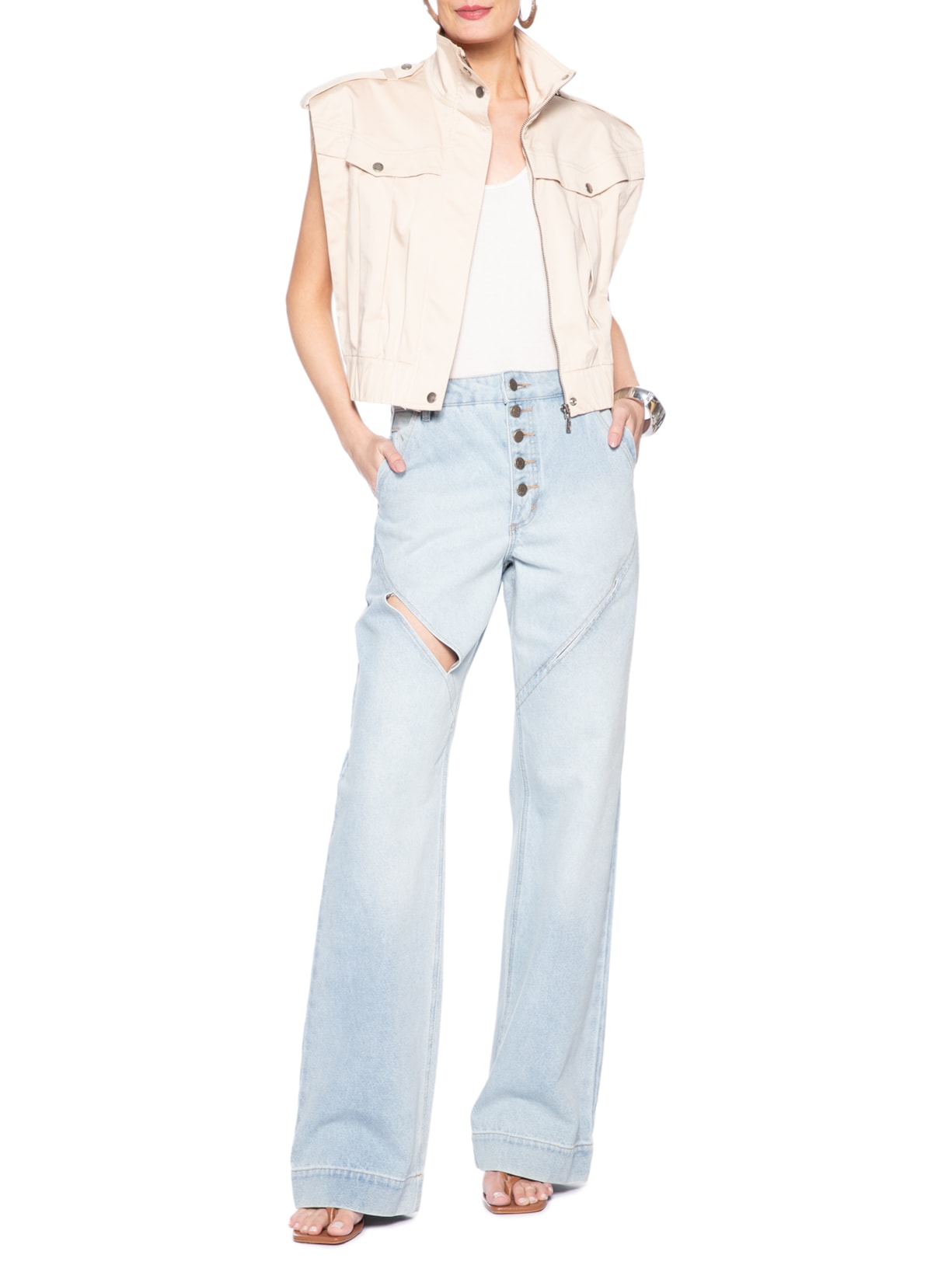 Calça Feminina Jeans Nanda – Azul Nk