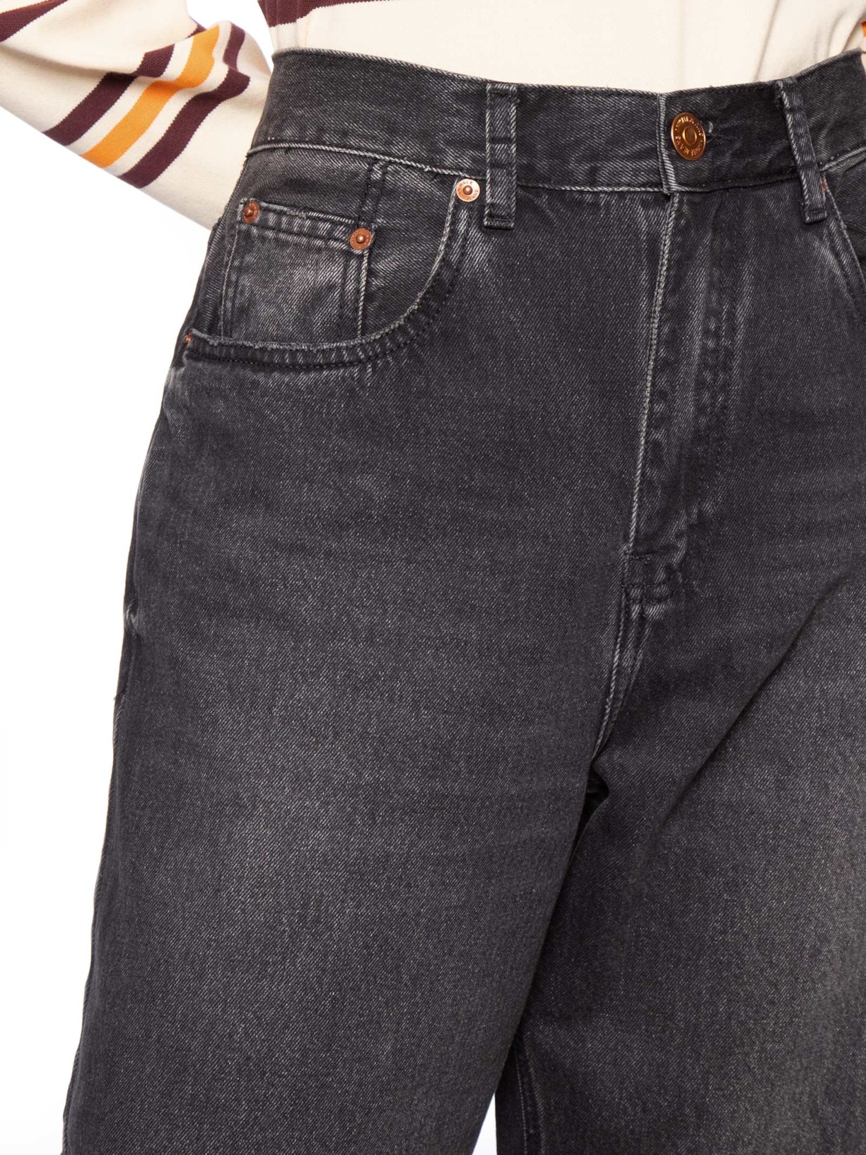 Calça Feminina Jeans Nipper Black Preto Animale Jeans