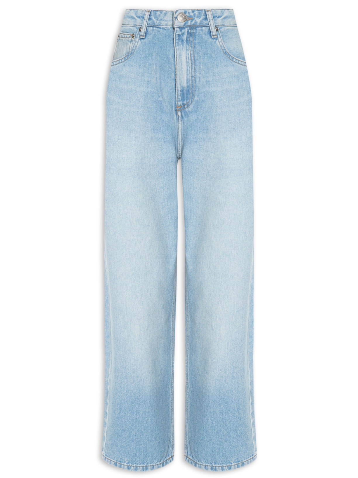 Calça Feminina Jeans Nipper Delavê - Azul