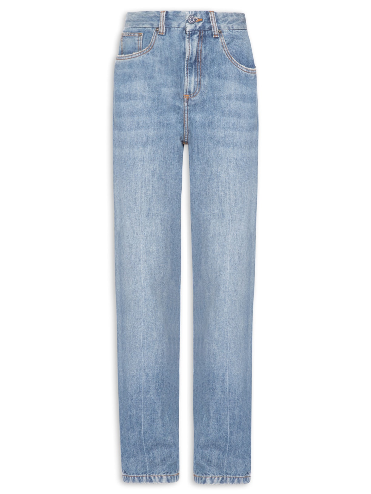 Calça Feminina Jeans Nipper Gancho Deslocado Azul Animale Jeans