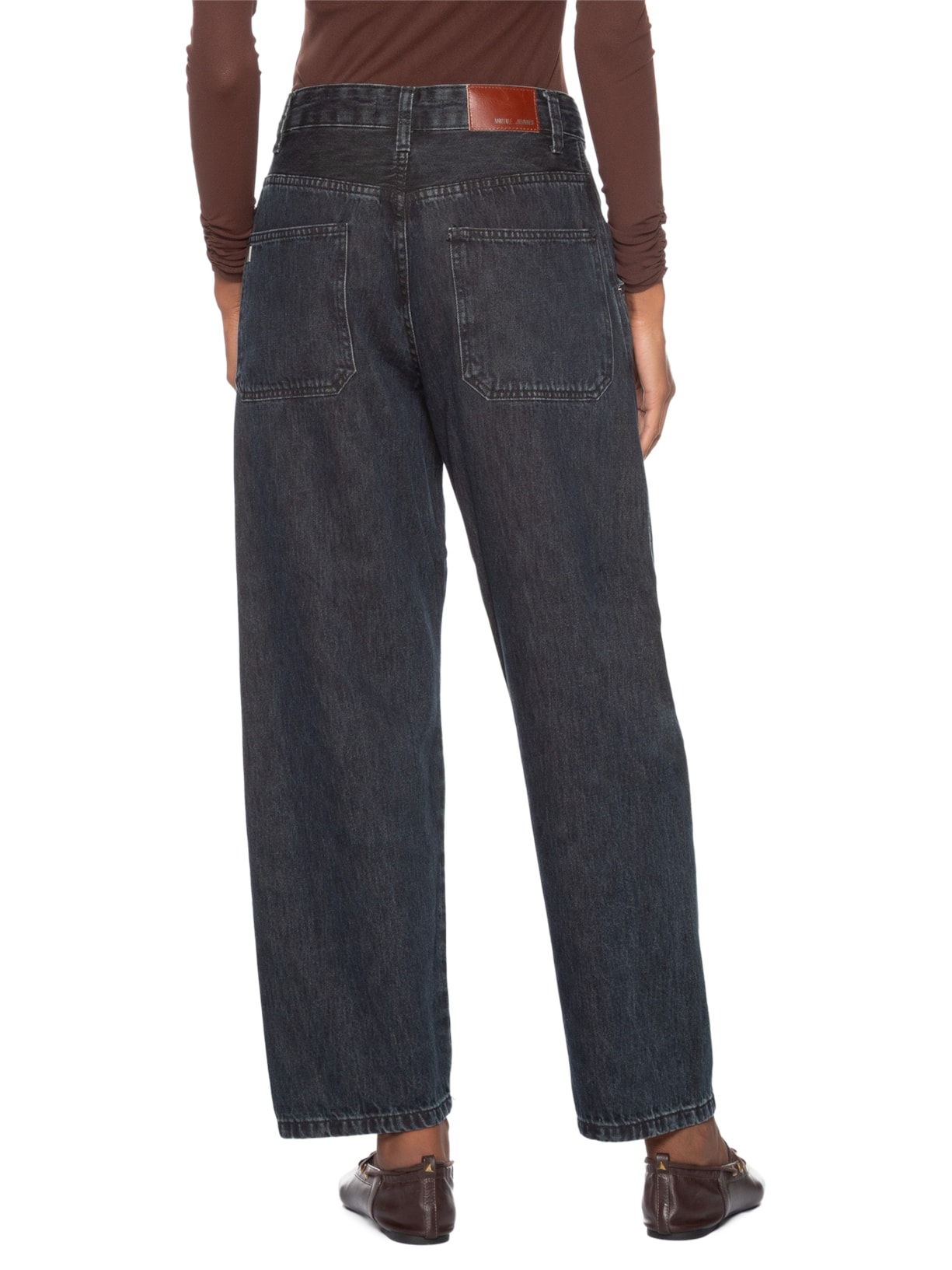 Calça Feminina Jeans Nipper Recorte Azul Animale Jeans