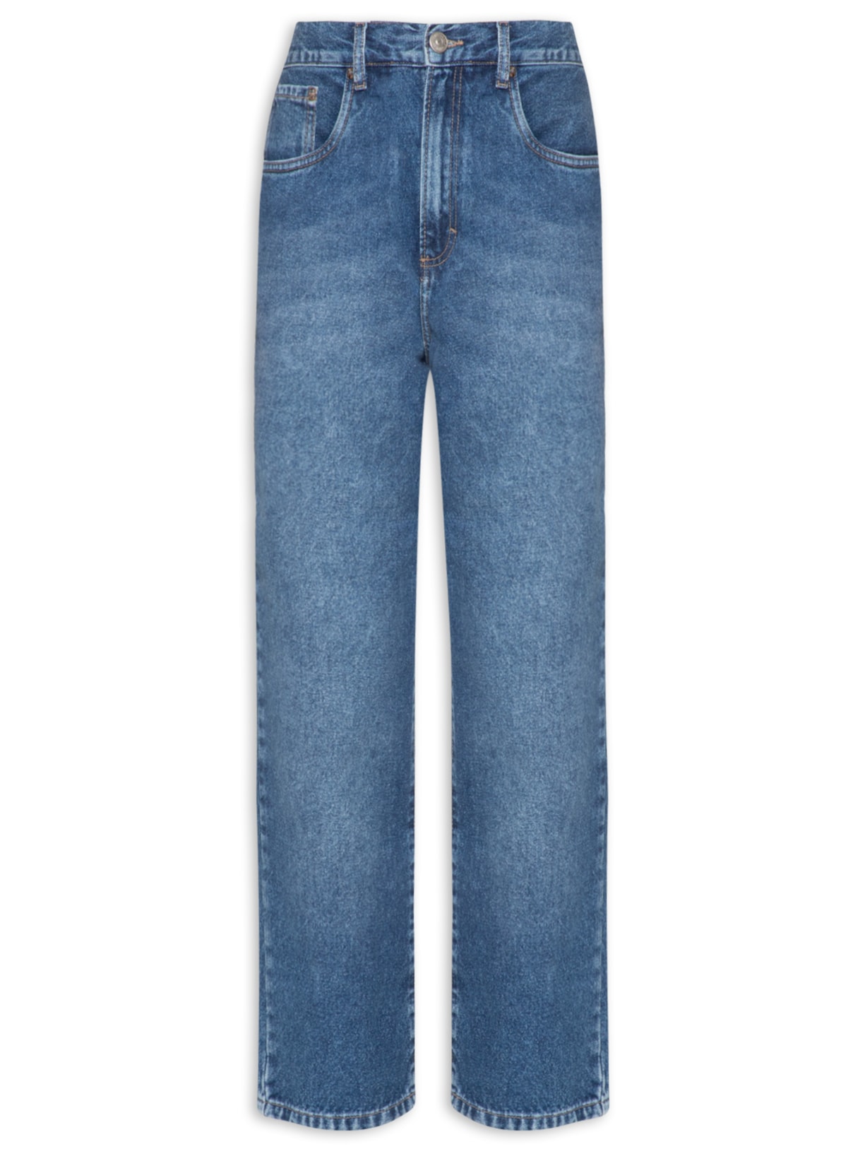 Calça Feminina Jeans Nipper Stond Wash - Azul