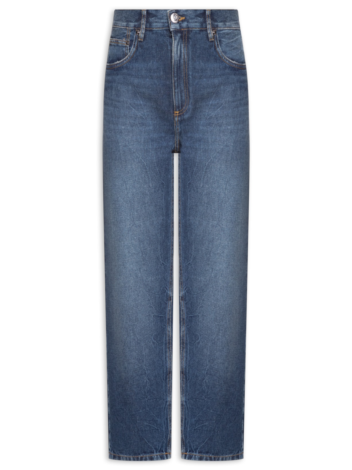 Calça Feminina Jeans Nipper Stoned Marmorizado - Azul