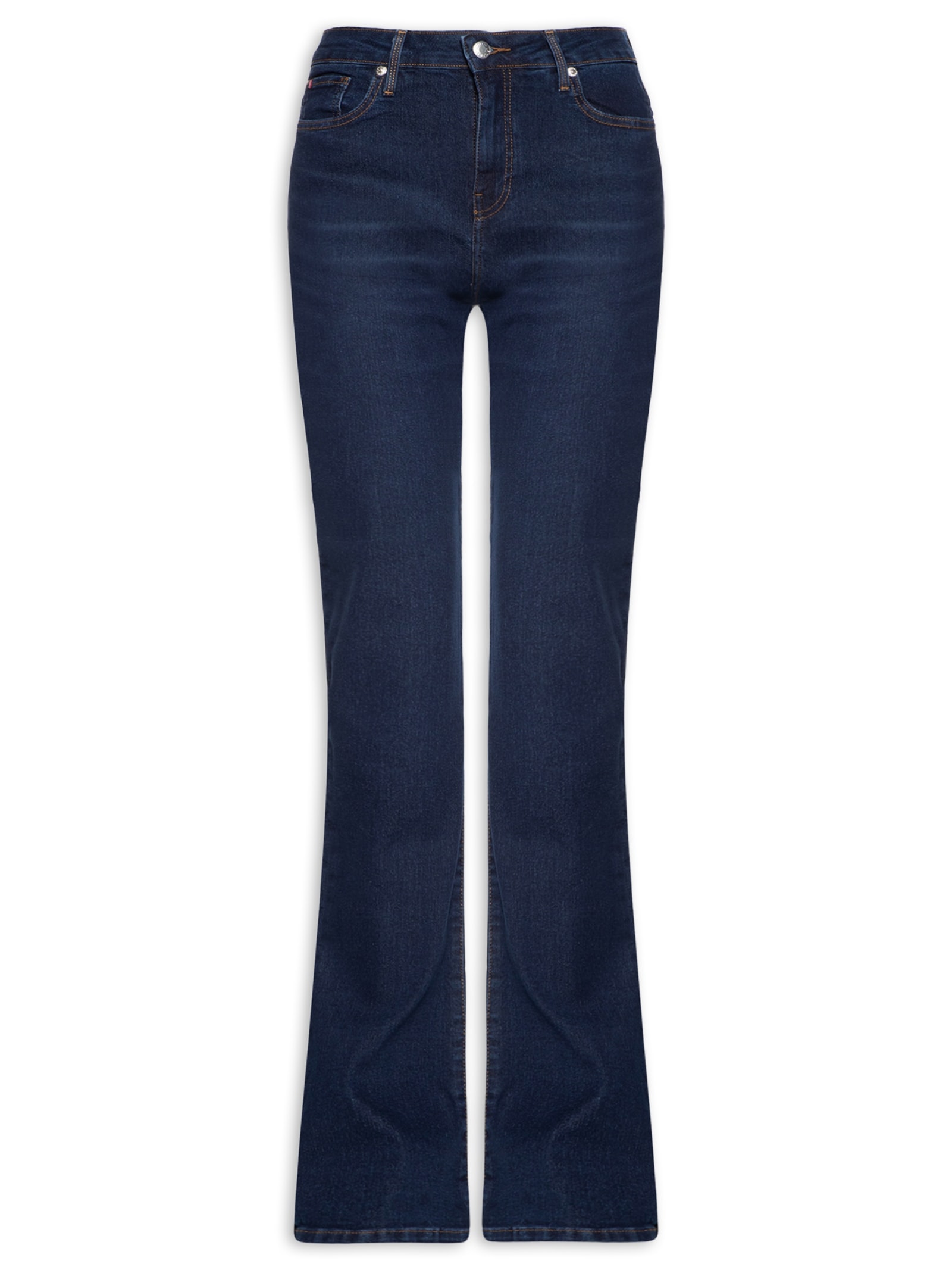 ⭐️⭐️ Tommy Hilfiger - Calça Feminina Jeans Nos Bootcut RW - Azul