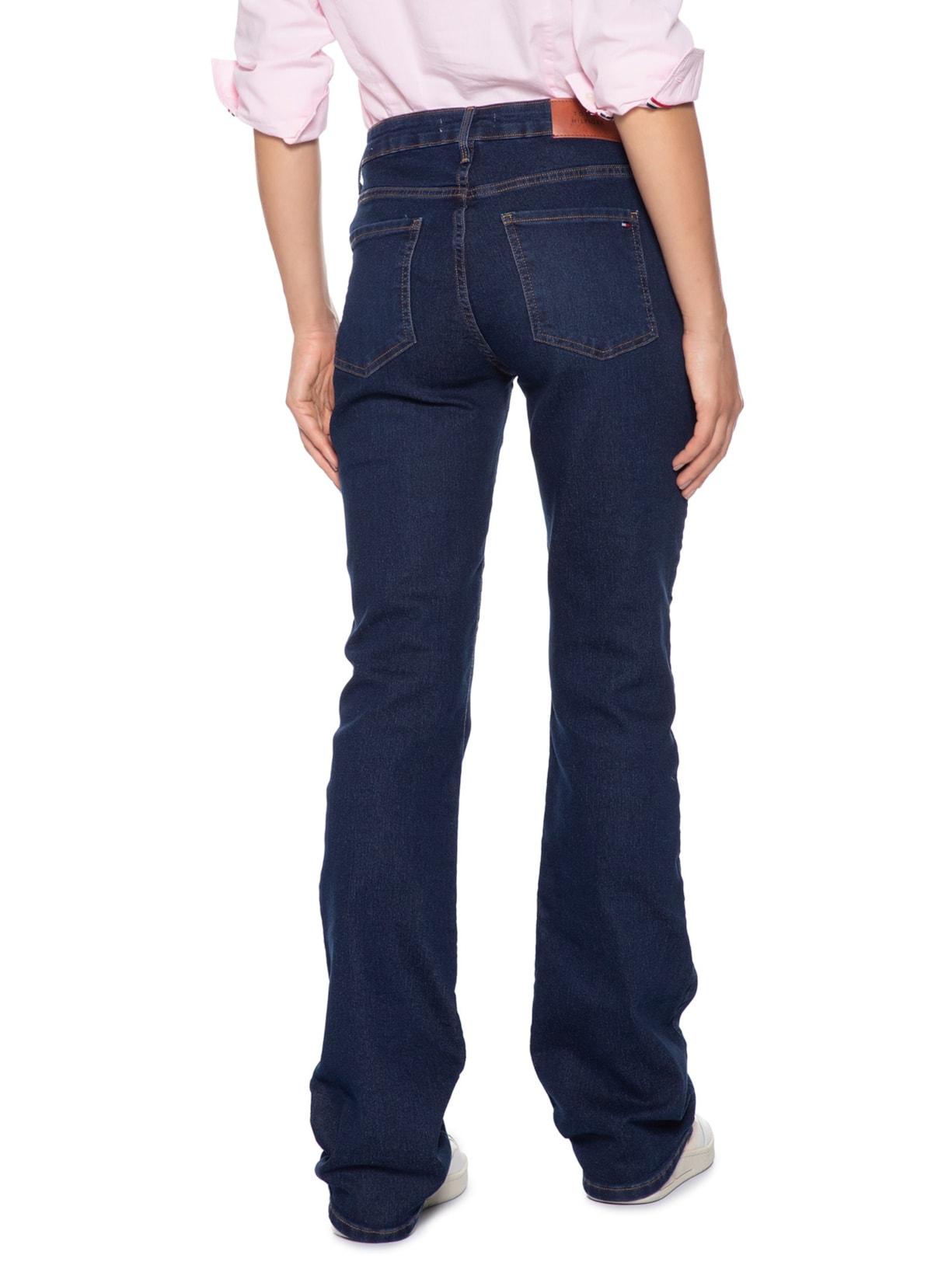  Calça Feminina Jeans Nos Bootcut RW Azul Tommy Hilfiger