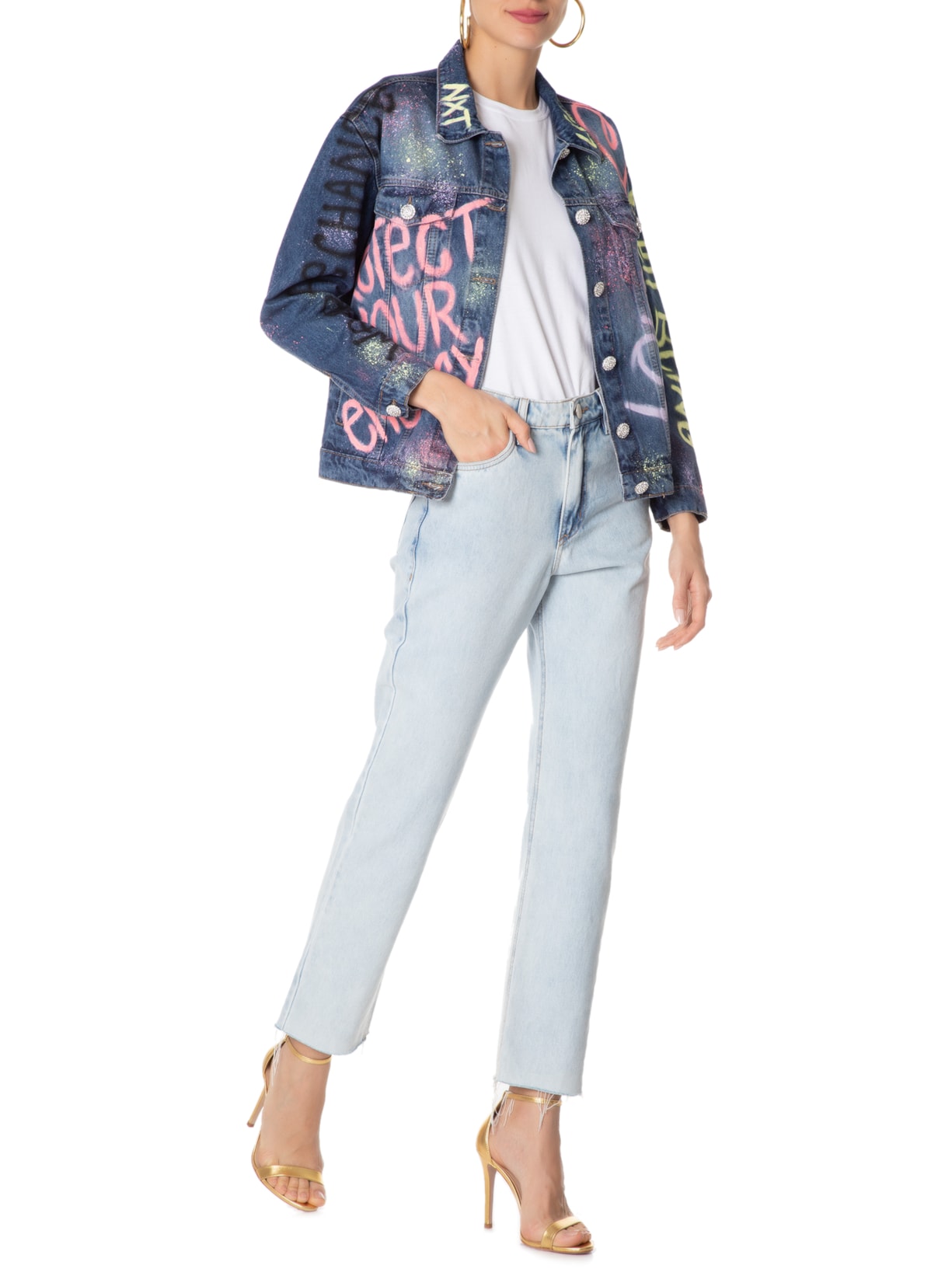 Calça Feminina Jeans Olivia Azul Nxt Lvl