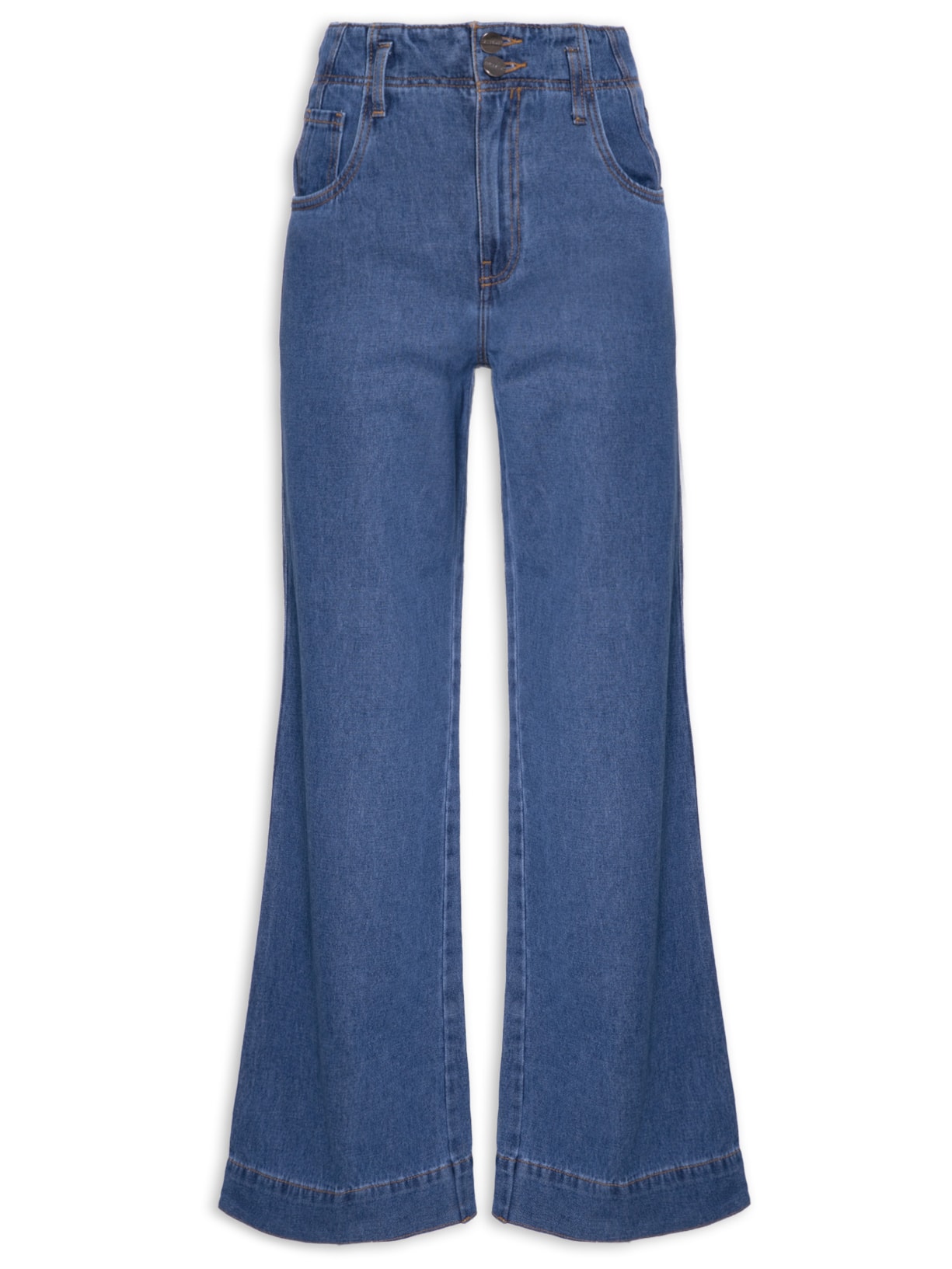 Calça Feminina Jeans Pamela - Azul