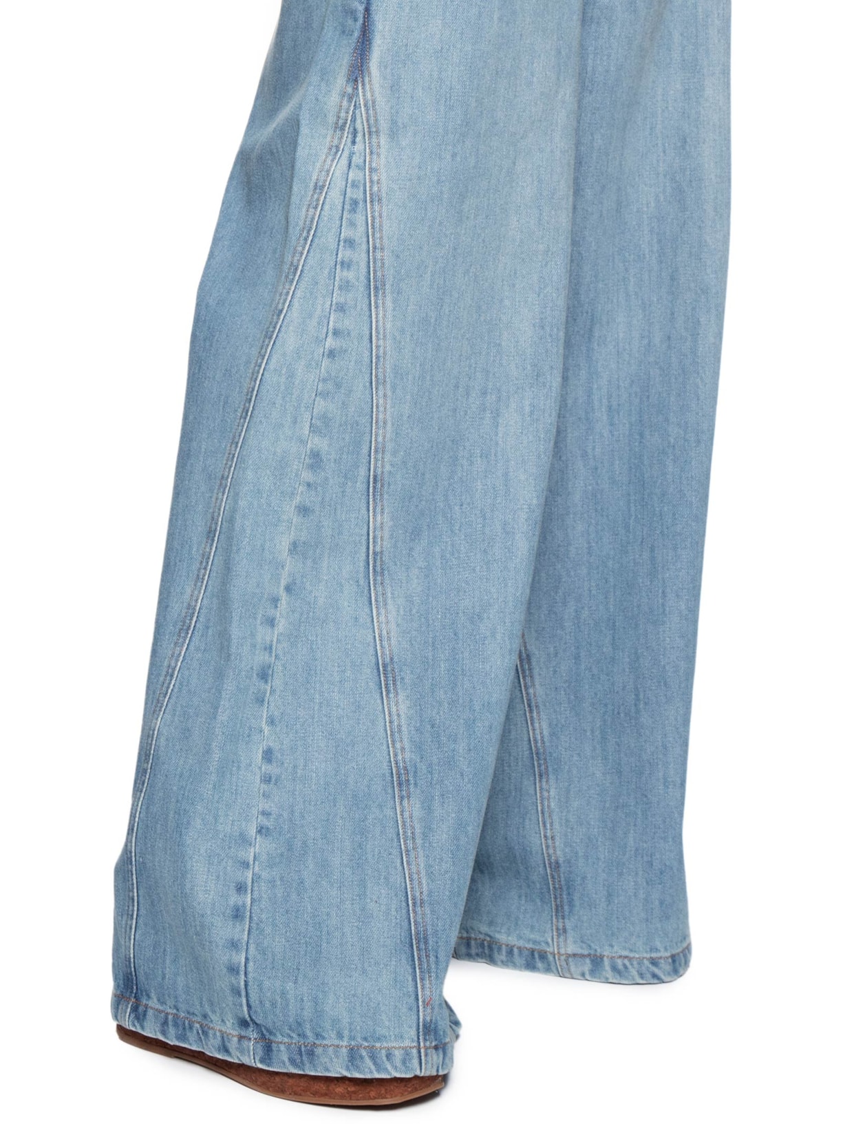 Calça Feminina Jeans Pantalona Pences – Azul Animale Jeans