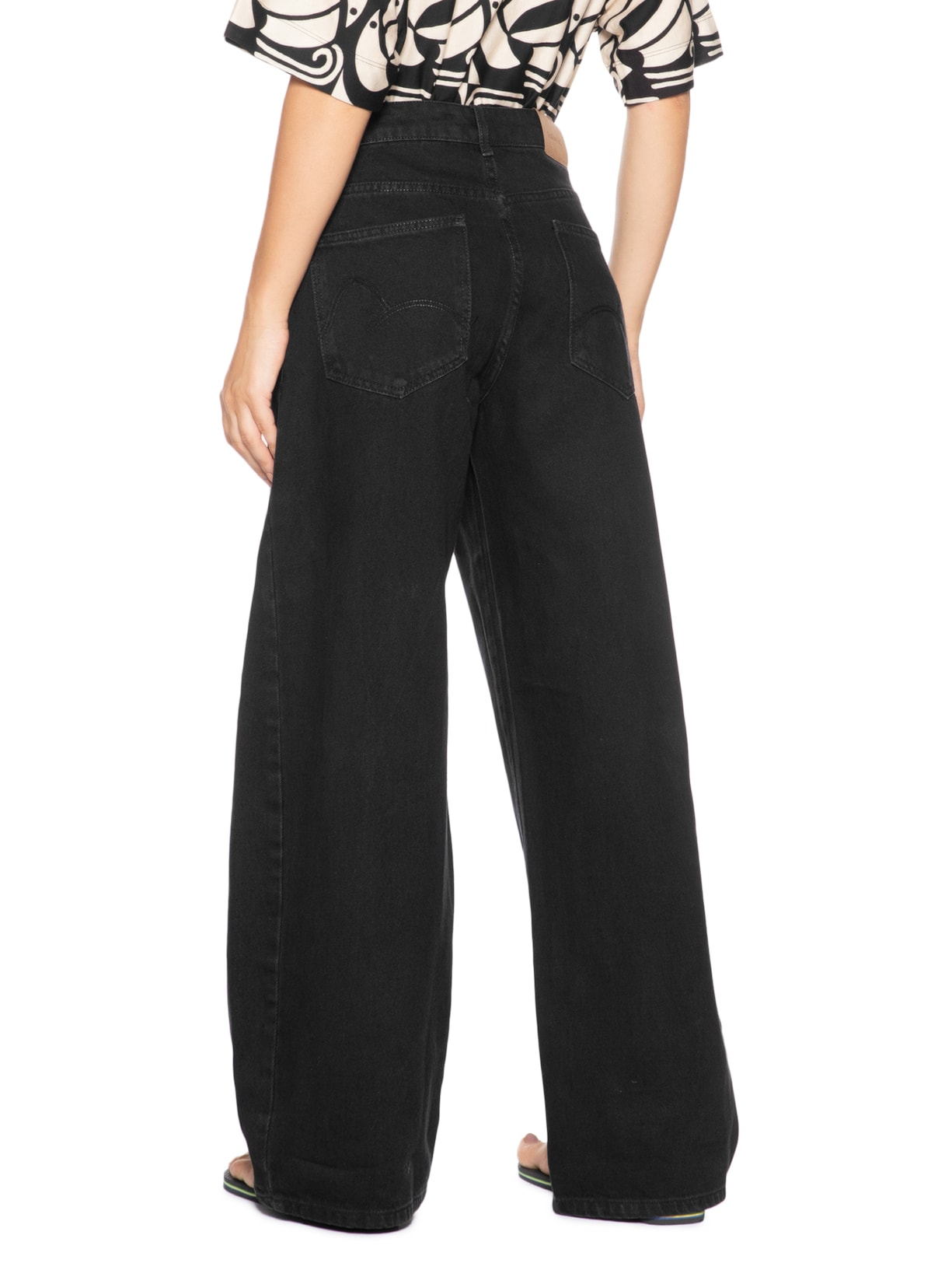 Calça Feminina Jeans Preto Farm