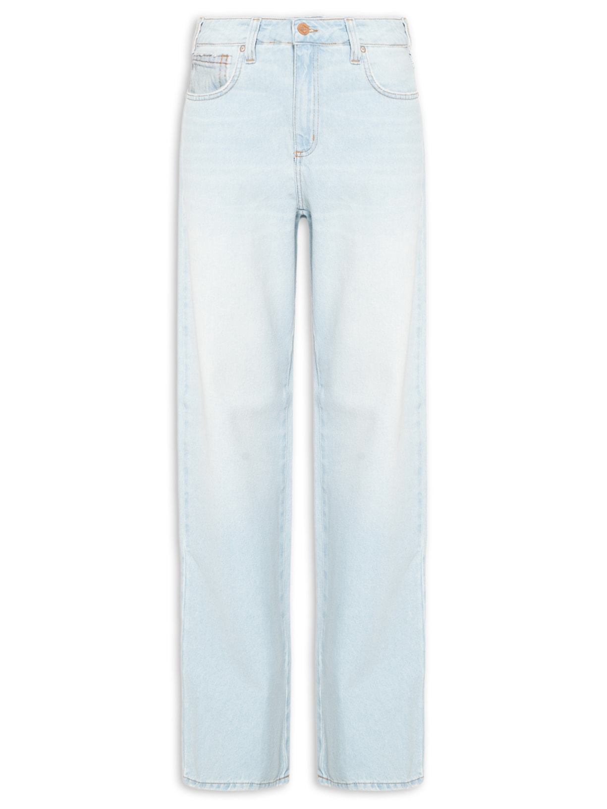 Calça Feminina Jeans Raquel Wide Leg Azul Forum