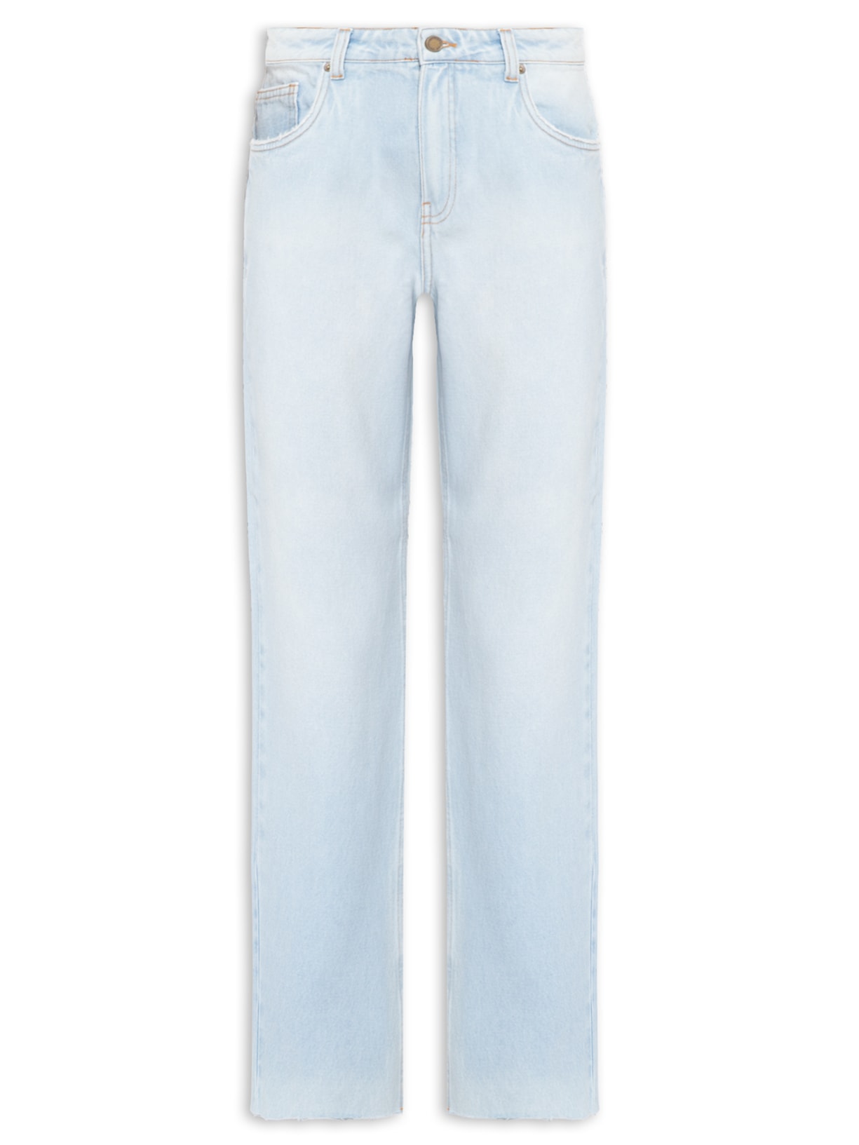 Calça Feminina Jeans Relaxed Used – Azul Maria Filó