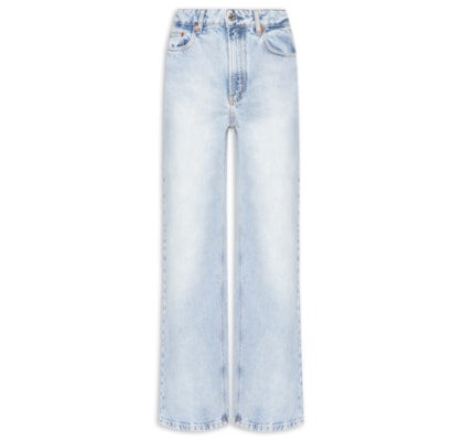 Calça Feminina Jeans Reta 70s Luque - Azul