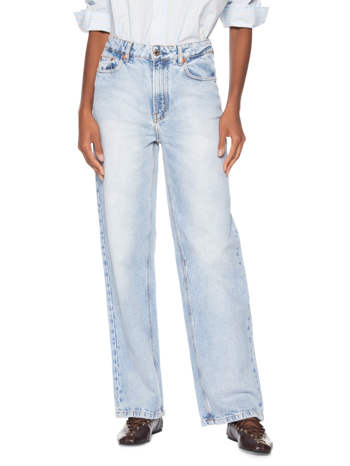 Calça Feminina Jeans Reta 70s Luque - Azul by ANIMALE JEANS
