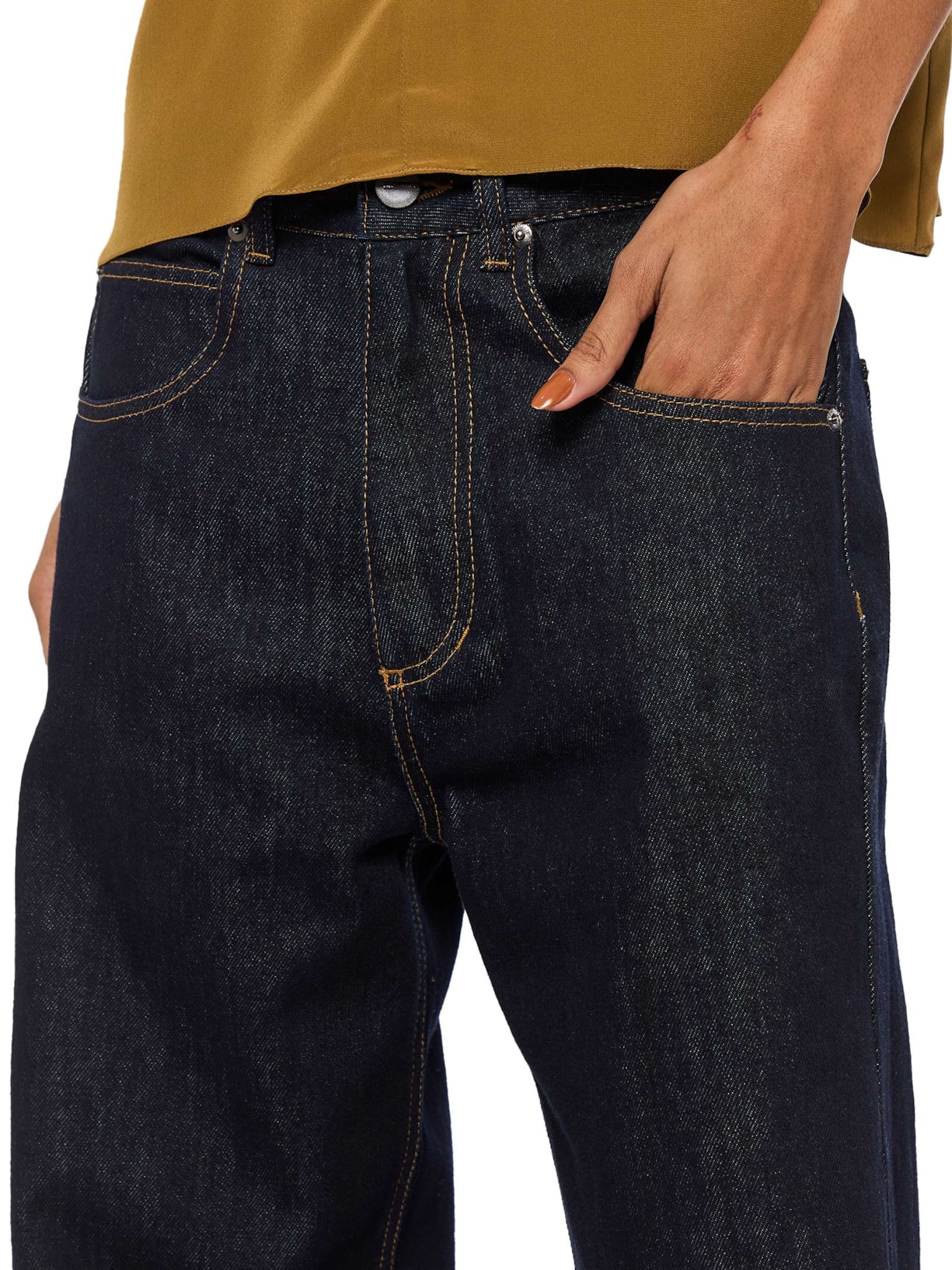 Calça Feminina Jeans Reta Dark Azul Animale