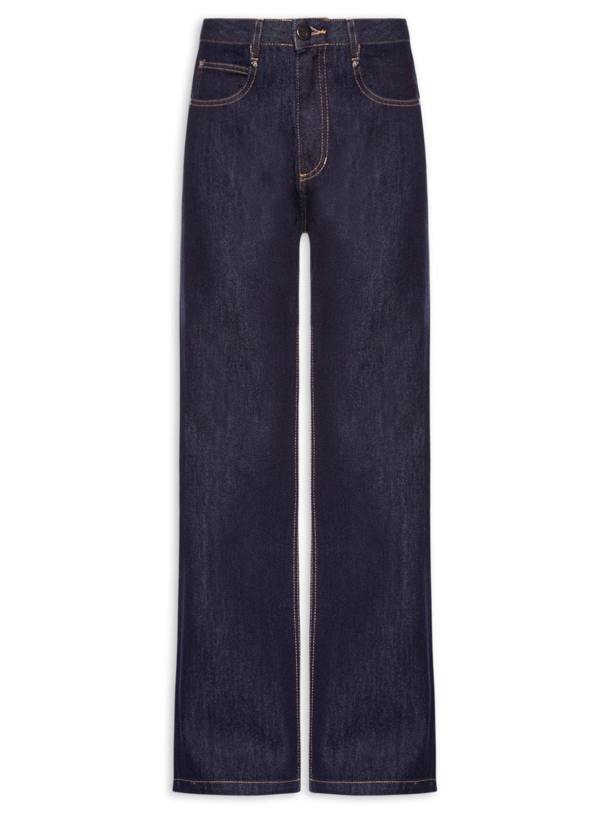 Calça Feminina Jeans Reta Dark Azul Animale