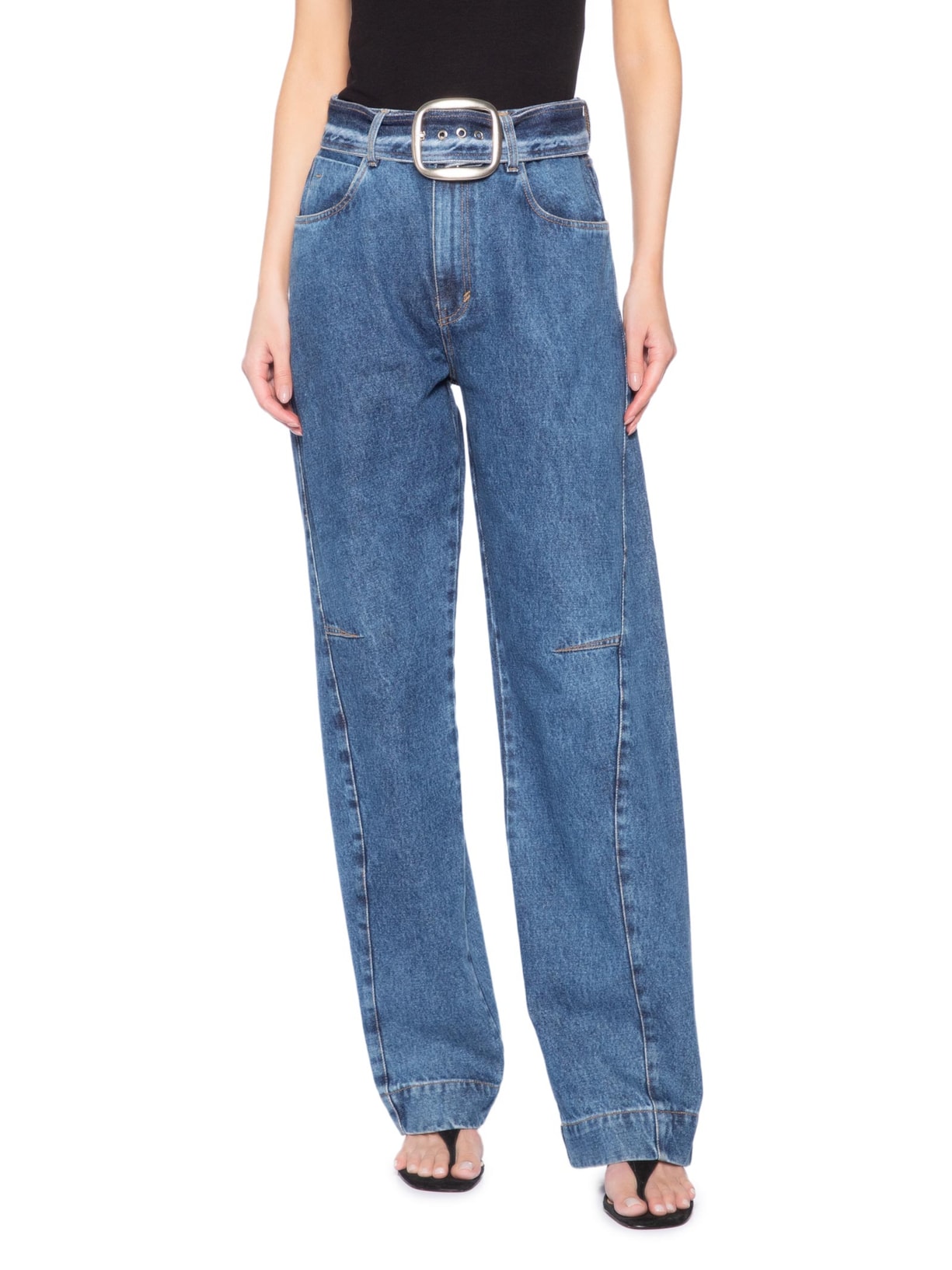 Calça Feminina Jeans River Azul Nk