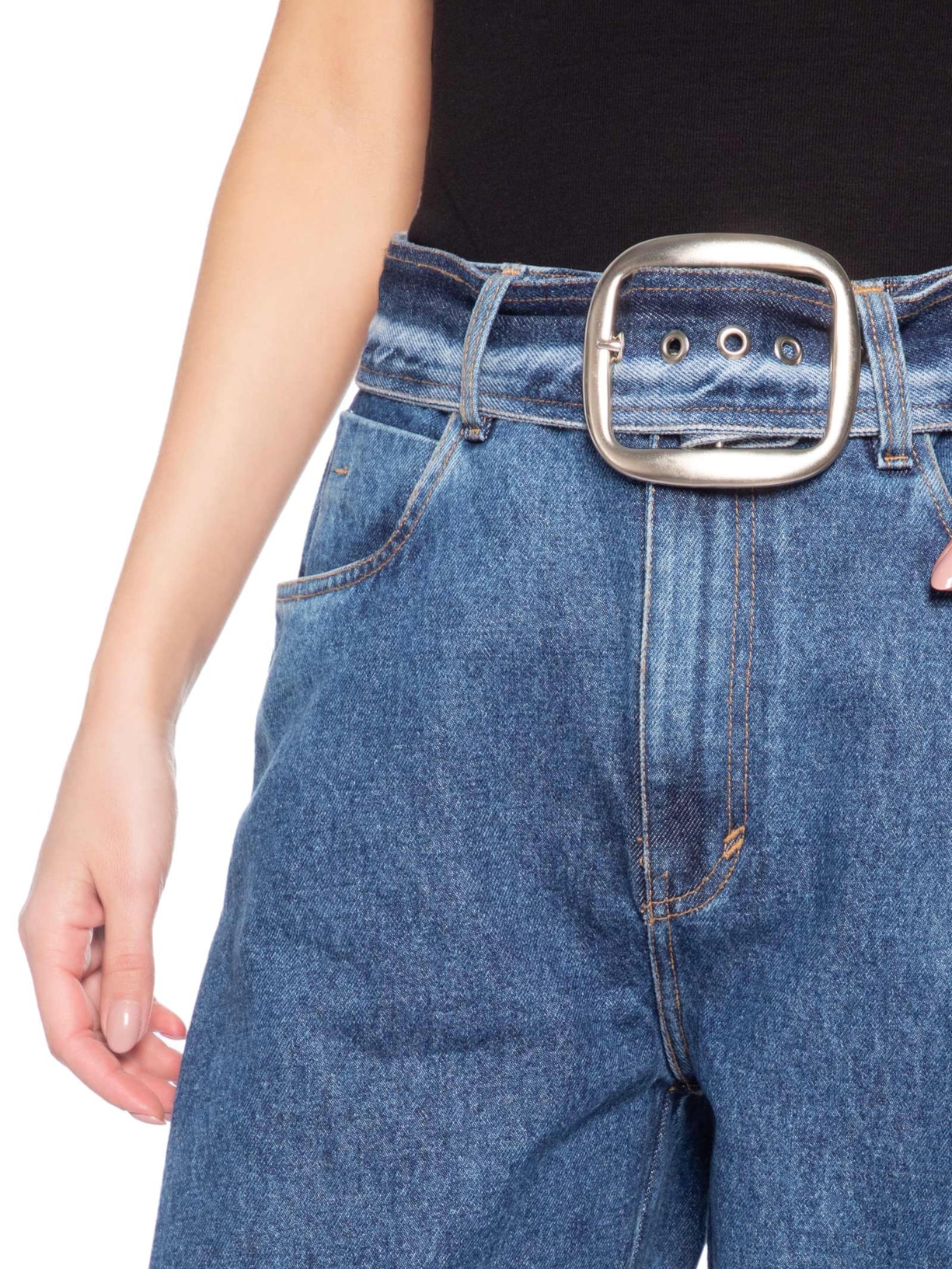 Calça Feminina Jeans River Azul Nk