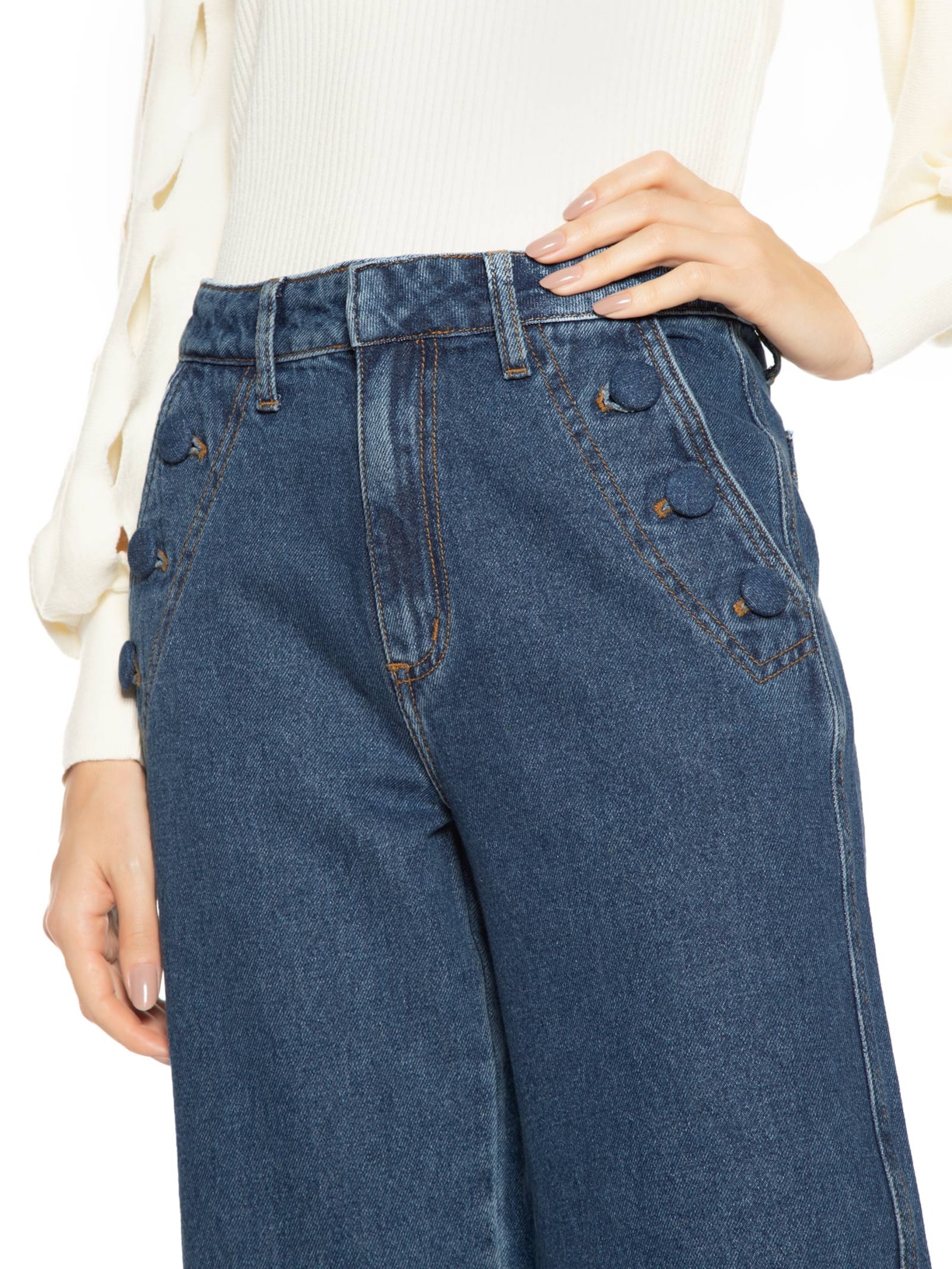 Calça Feminina Jeans Rubi Azul Le Lis