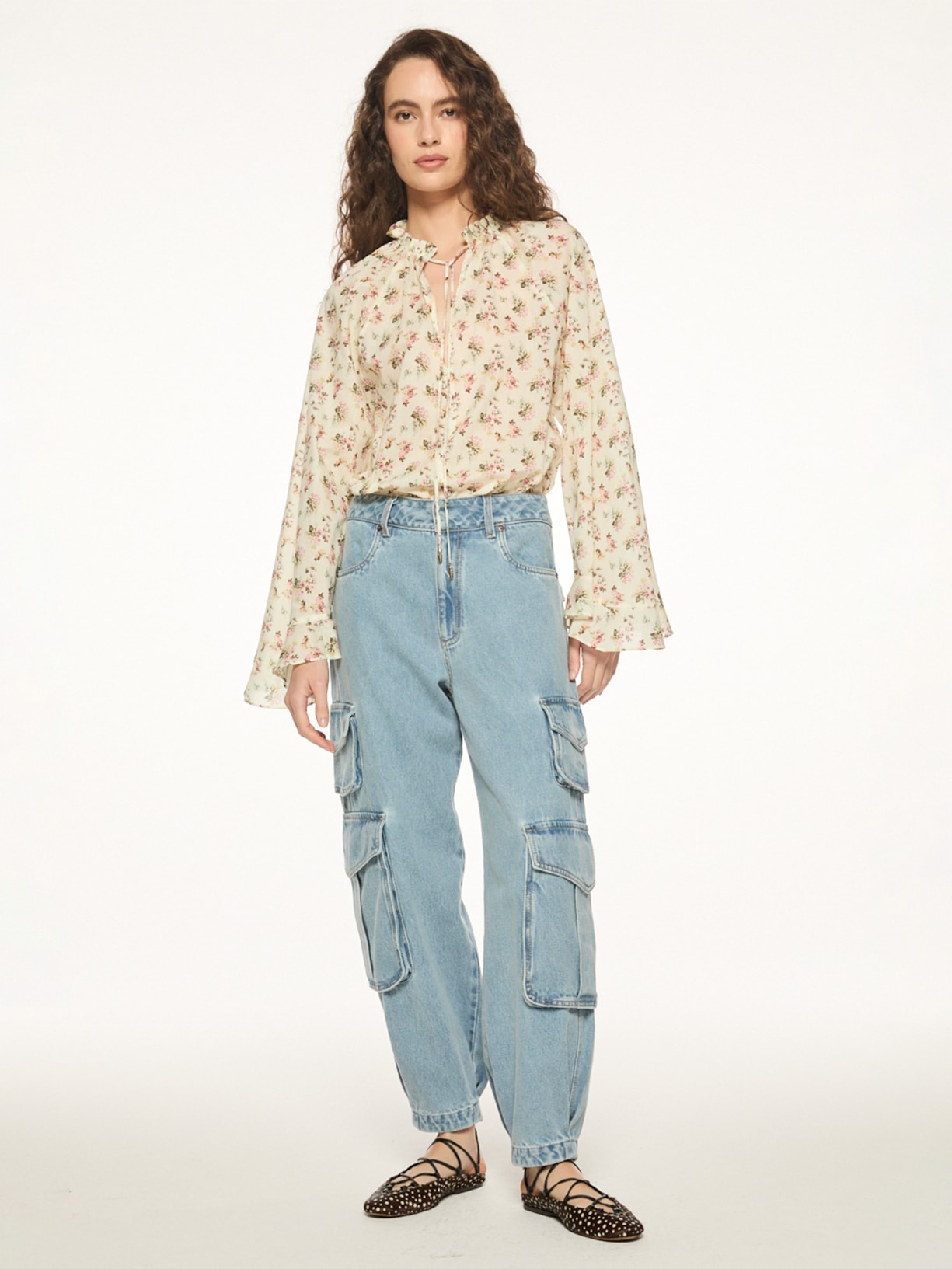 Calça Feminina Jeans Sarah Azul Mixed