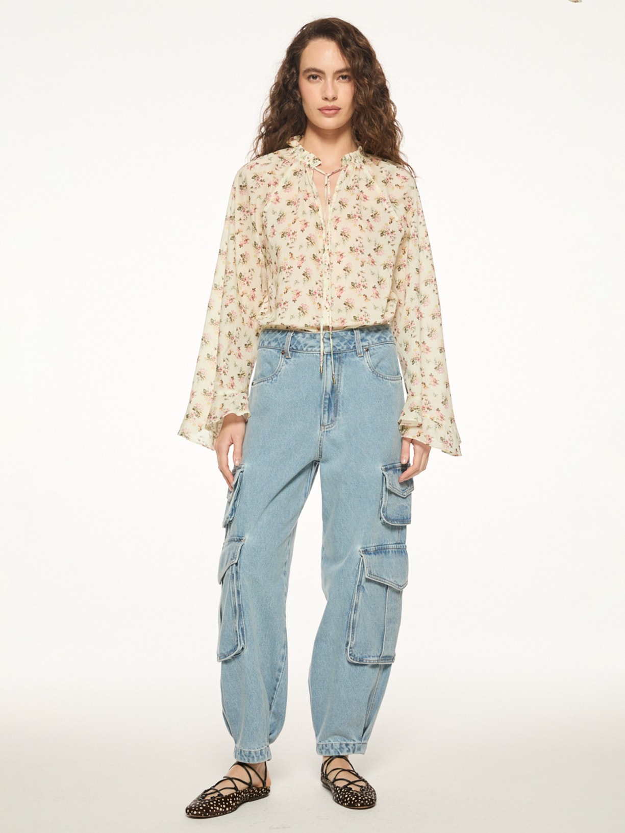 Calça Feminina Jeans Sarah Azul Mixed
