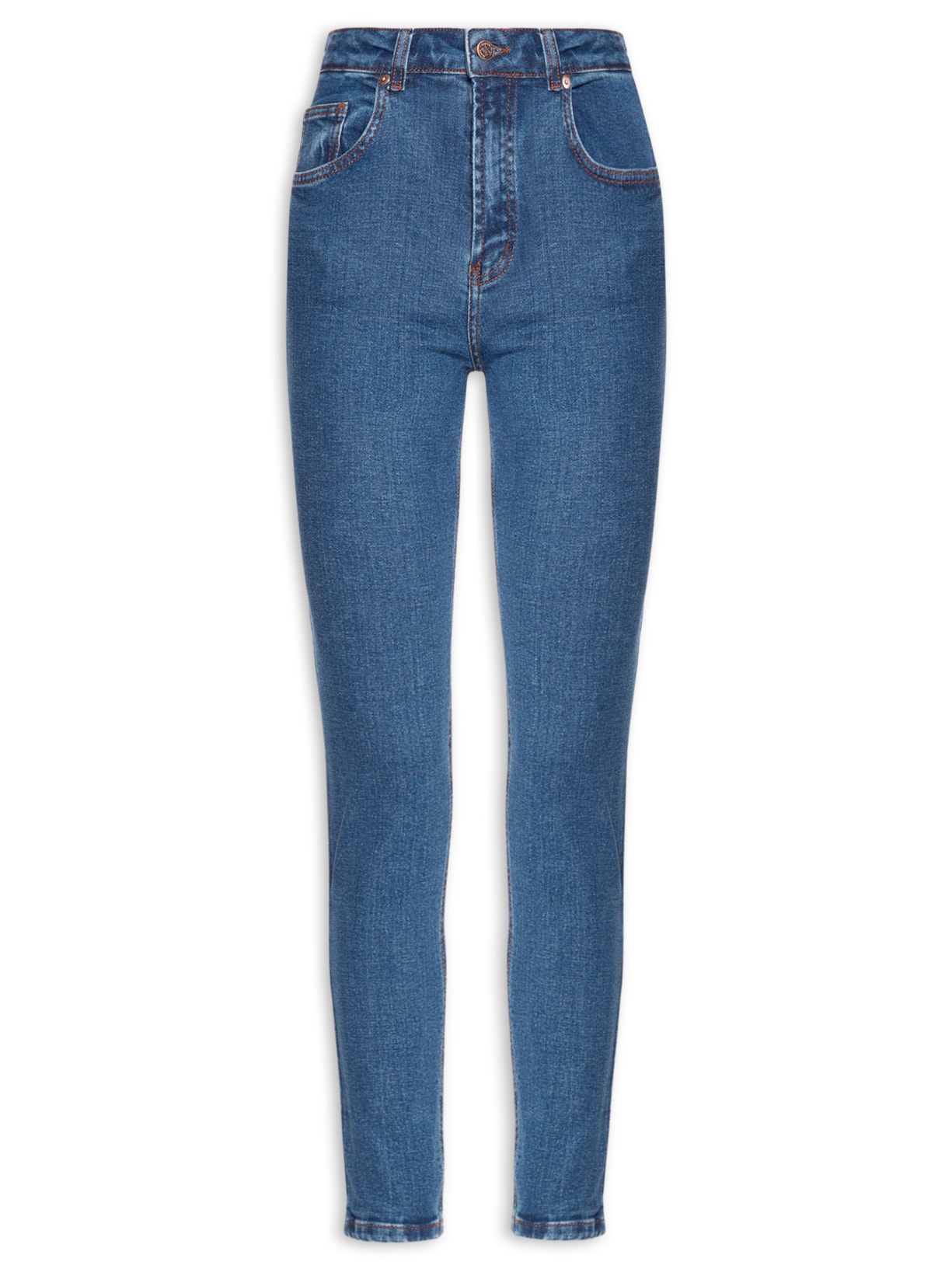 Calça Feminina Jeans Skinny - Azul