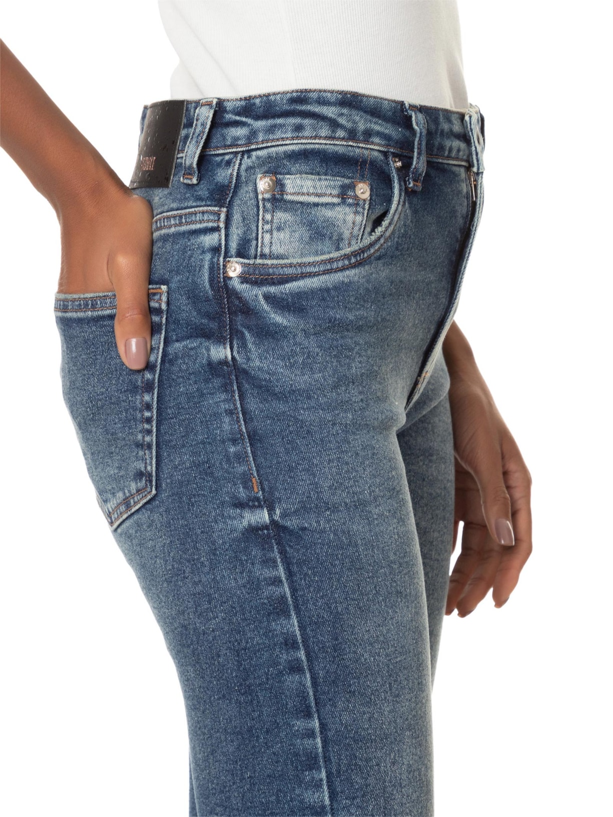 Calça Feminina Jeans Skinny Basic Azul Animale