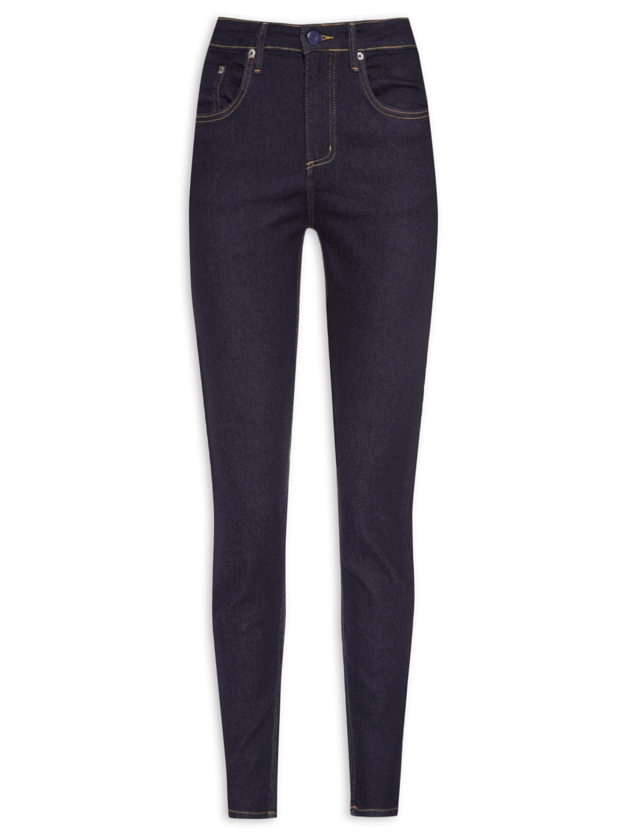 Calça Feminina Jeans Skinny Basic High - Azul