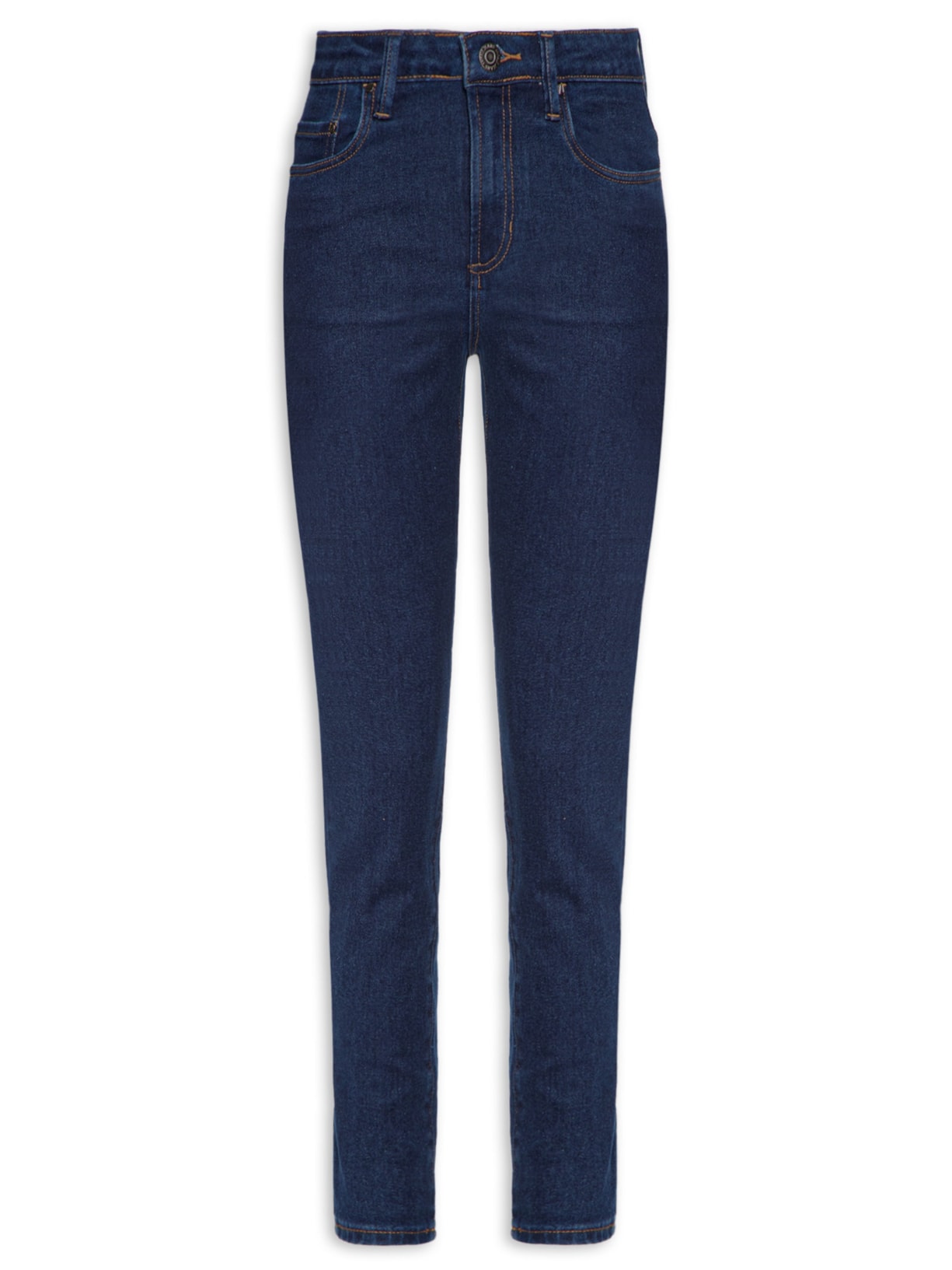 Calça Feminina Jeans Skinny Basic High - Azul