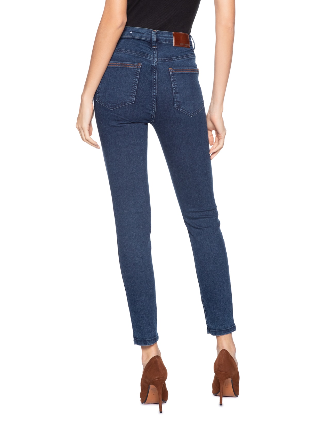 Calça Feminina Jeans Skinny Basic High Azul Animale Jeans